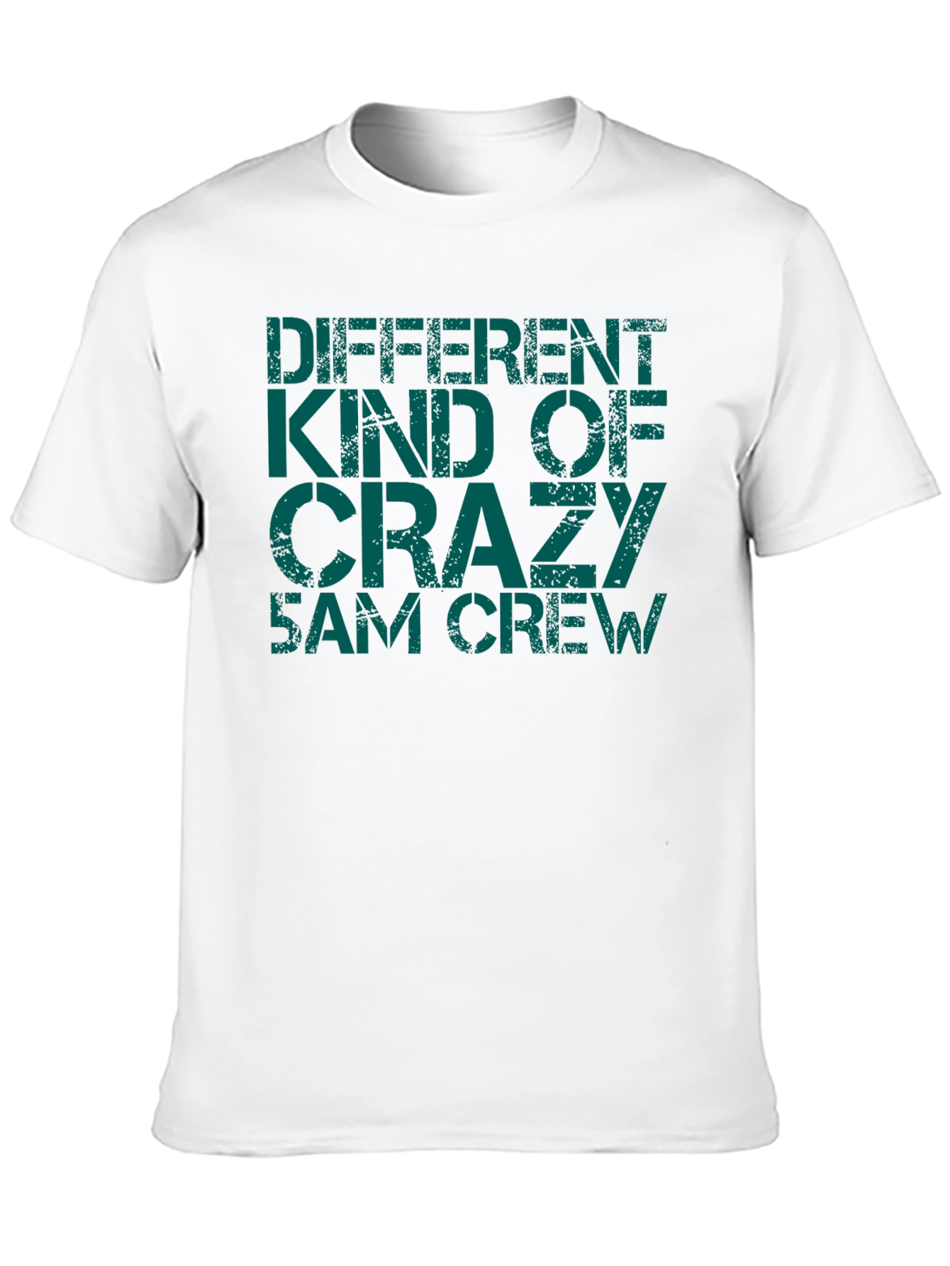 Different Kind of Crazy 5 AM Crew Black T-Shirt