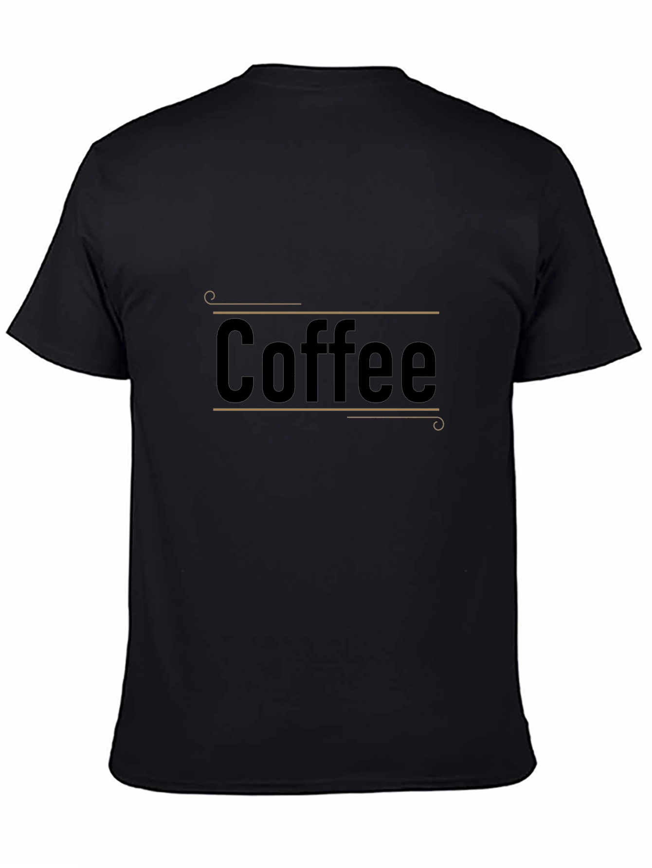 Coffee Graphic Tee - Stylish Black Cotton T-Shirt