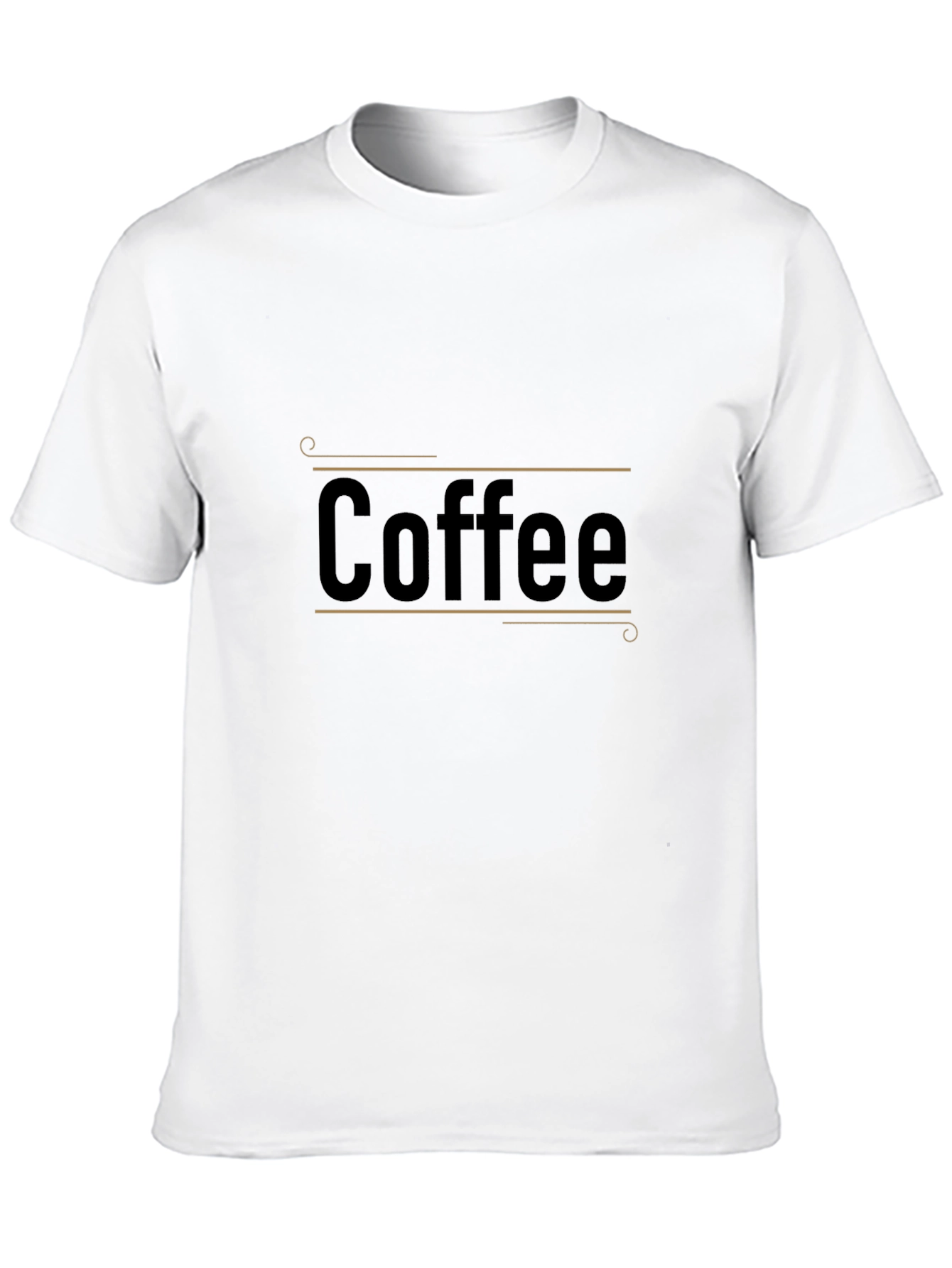 Coffee Graphic Tee - Stylish Black Cotton T-Shirt
