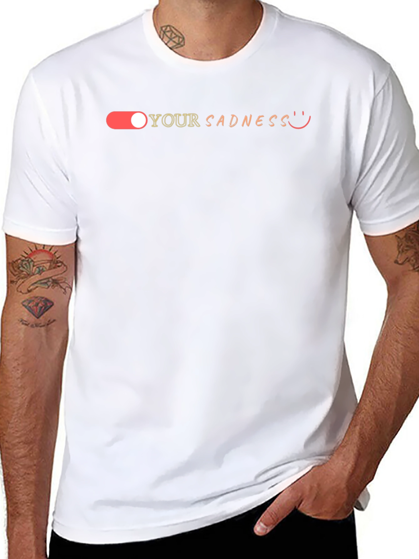 Turn Off Your Sadness T-Shirt - Black