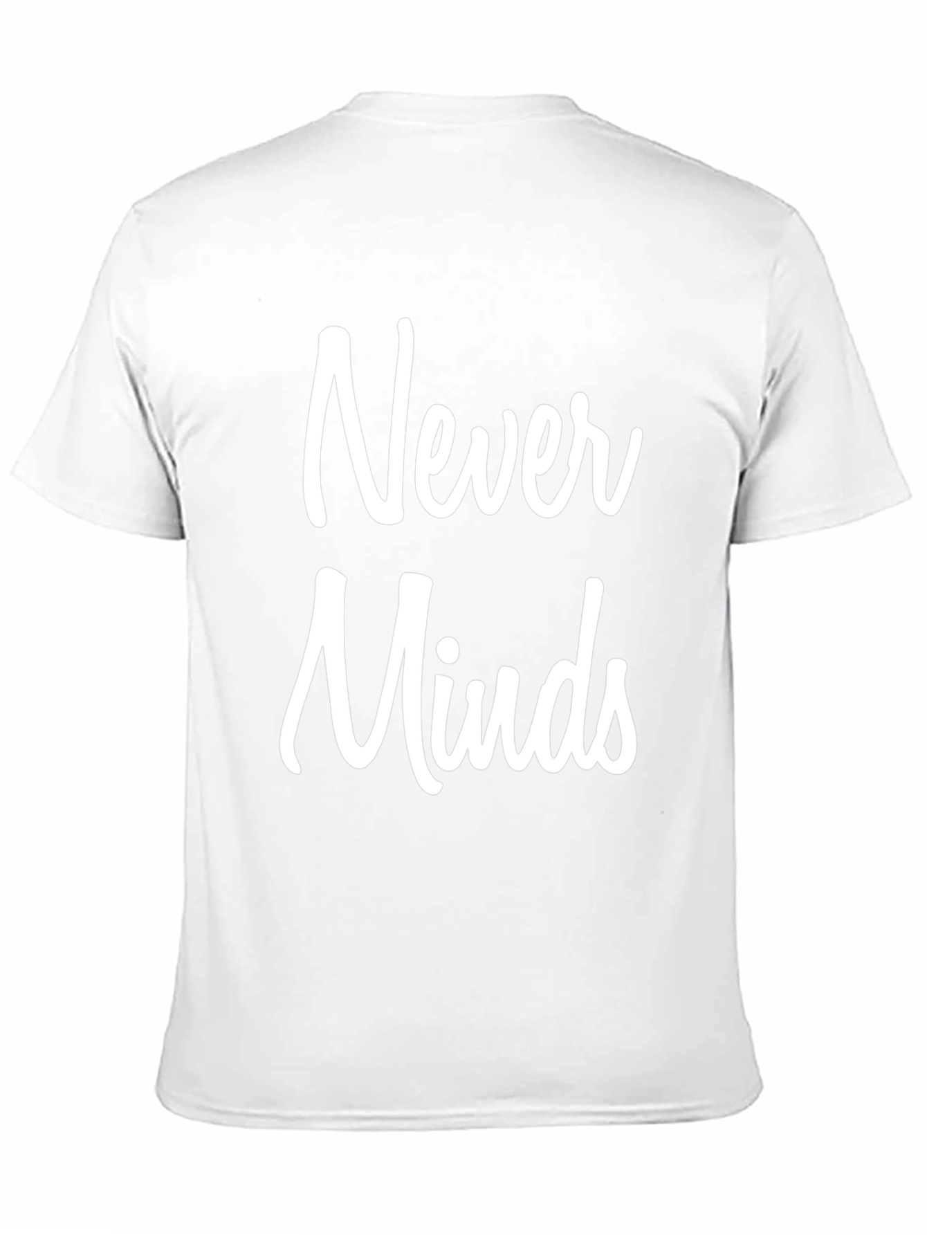 Never Minds Graphic Tee - Black Cotton T-Shirt