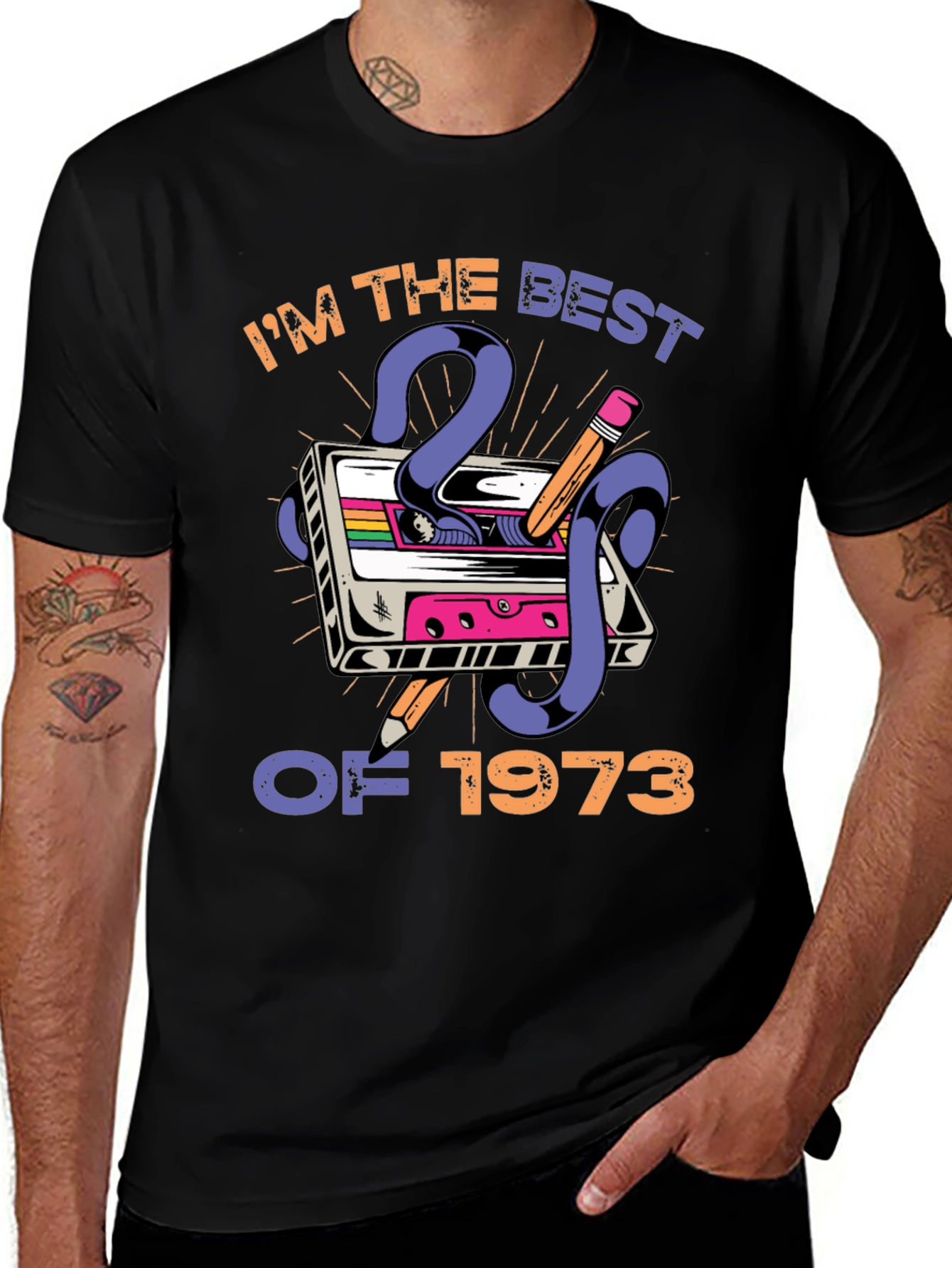 Retro 1973 Cassette Tape Graphic Tee