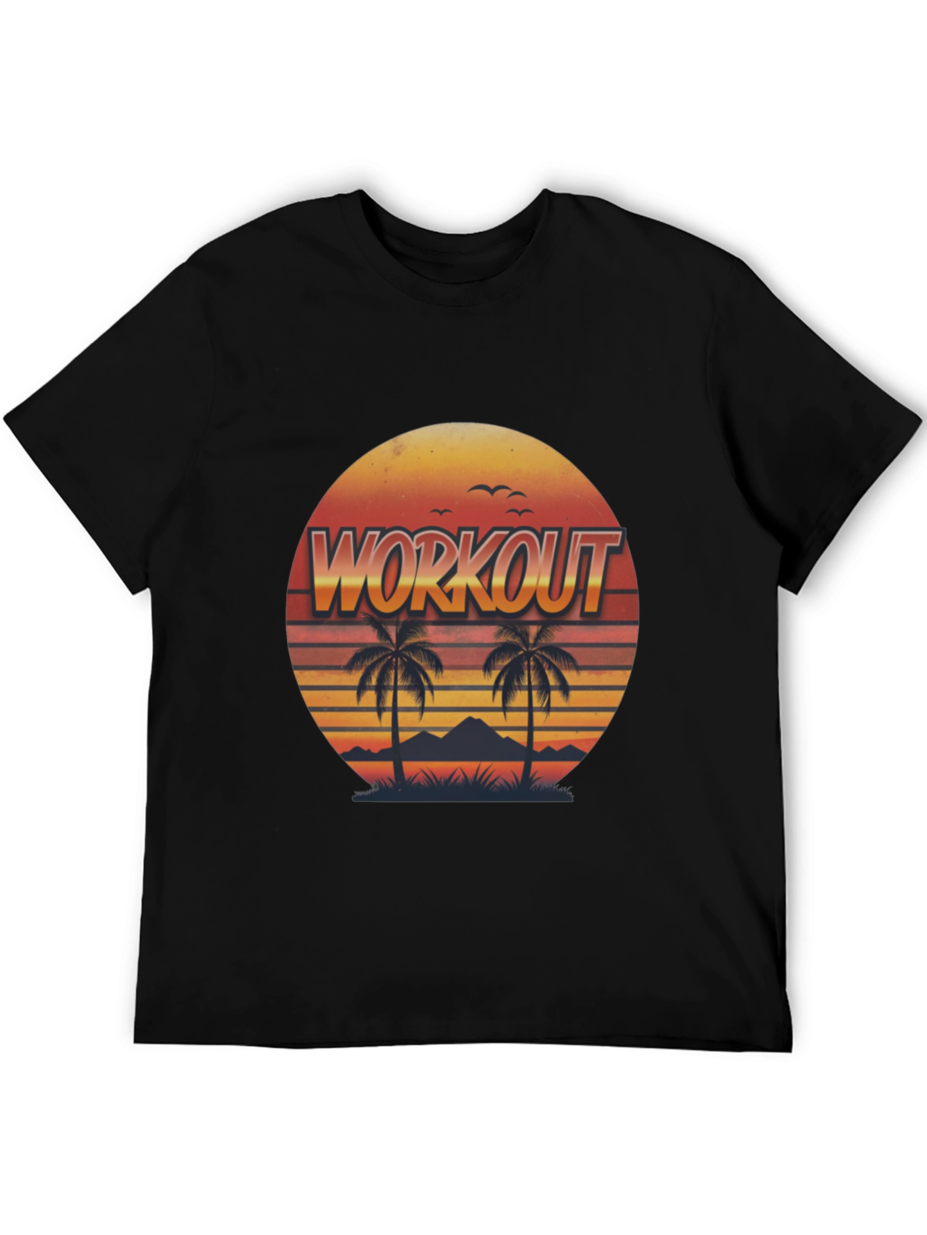 Retro Workout Palm Tee