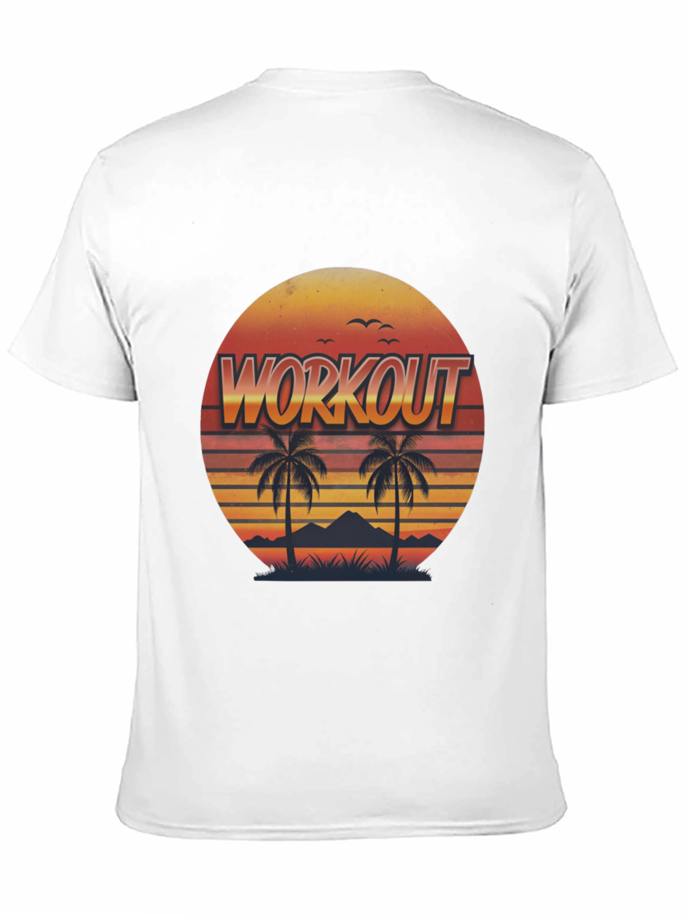 Retro Workout Palm Tee