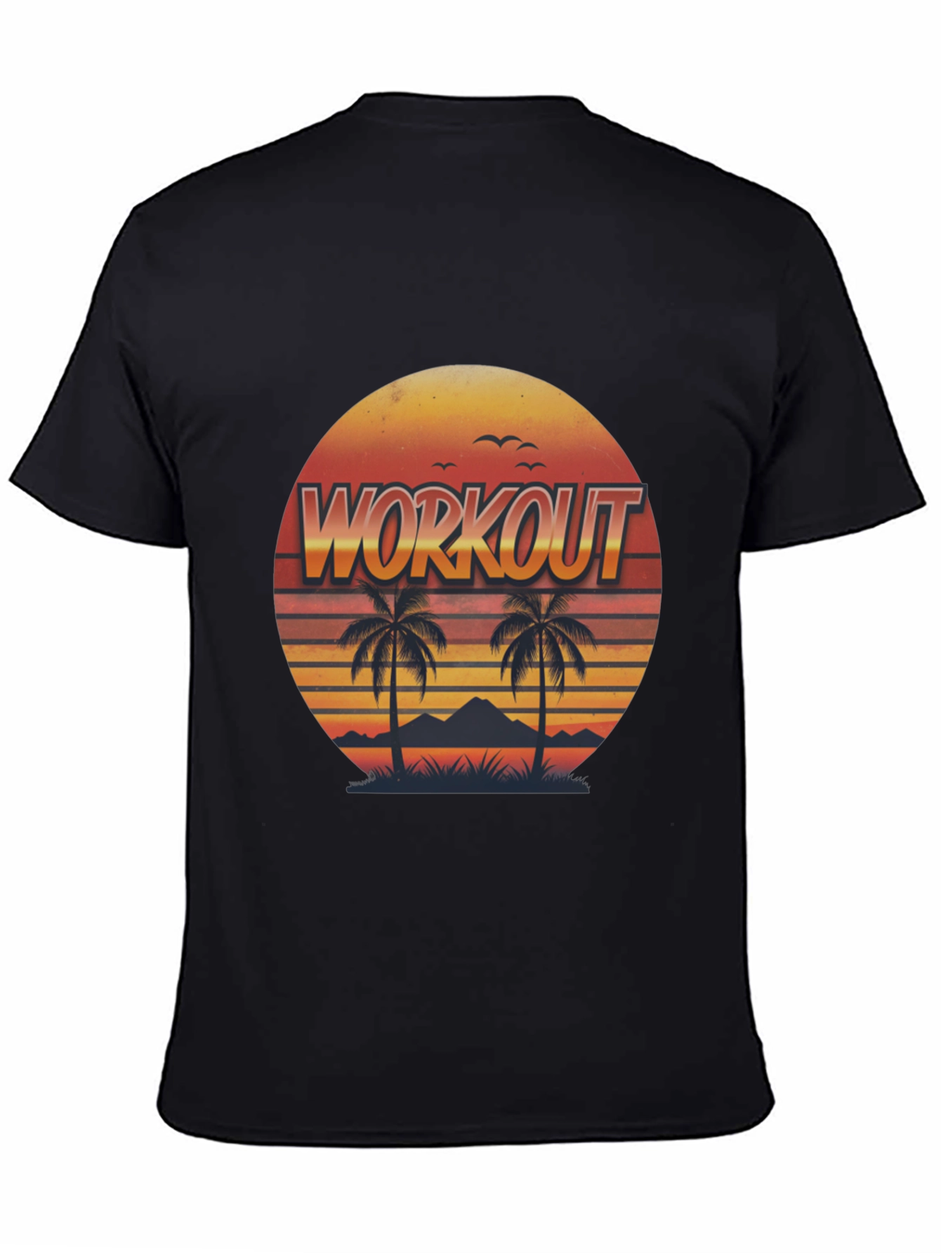 Retro Workout Palm Tee