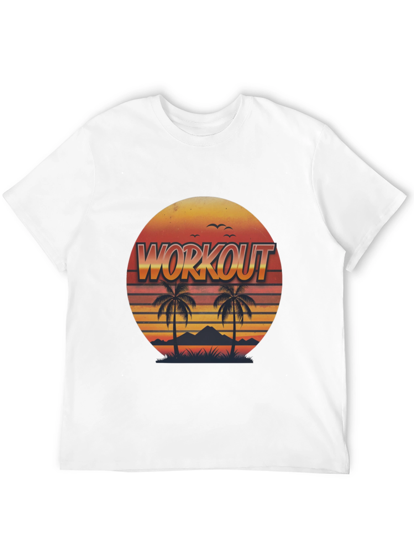 Retro Workout Palm Tee