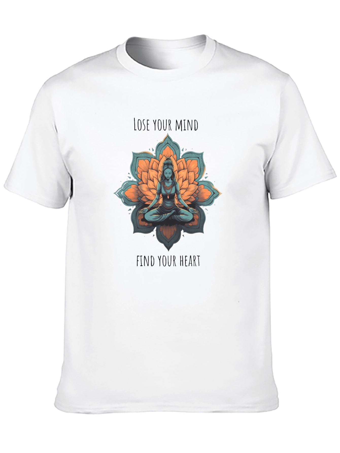 Meditative Lotus Graphic Tee