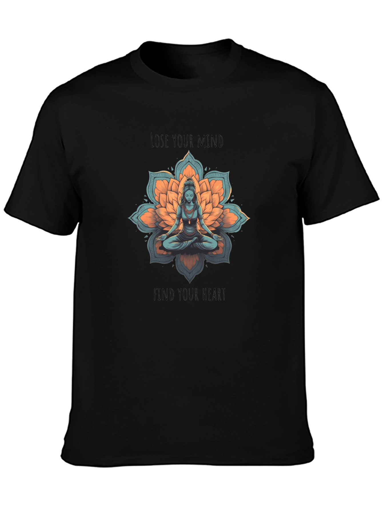 Meditative Lotus Graphic Tee