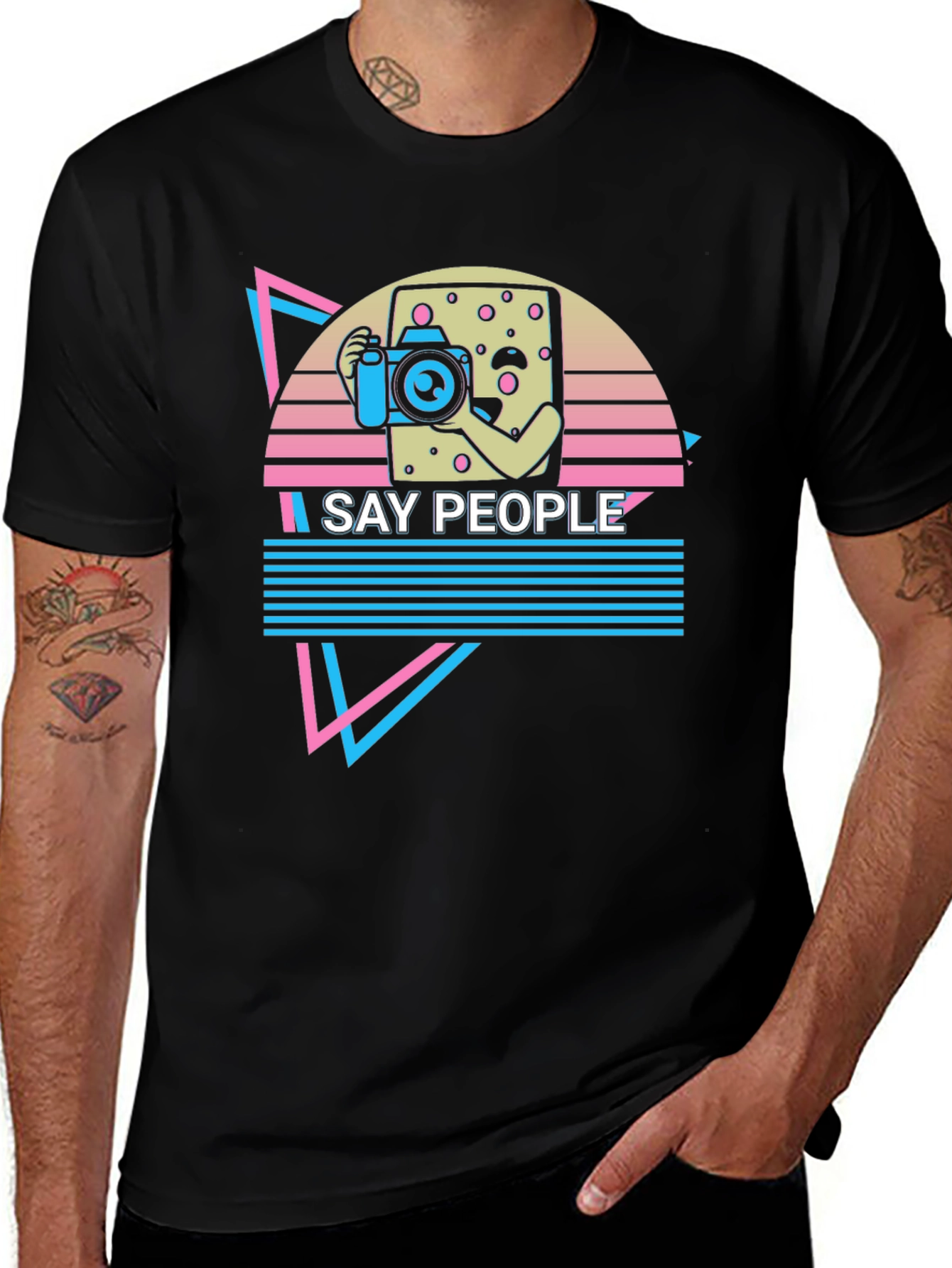 Retro Graphic T-Shirt - Say People Photography
