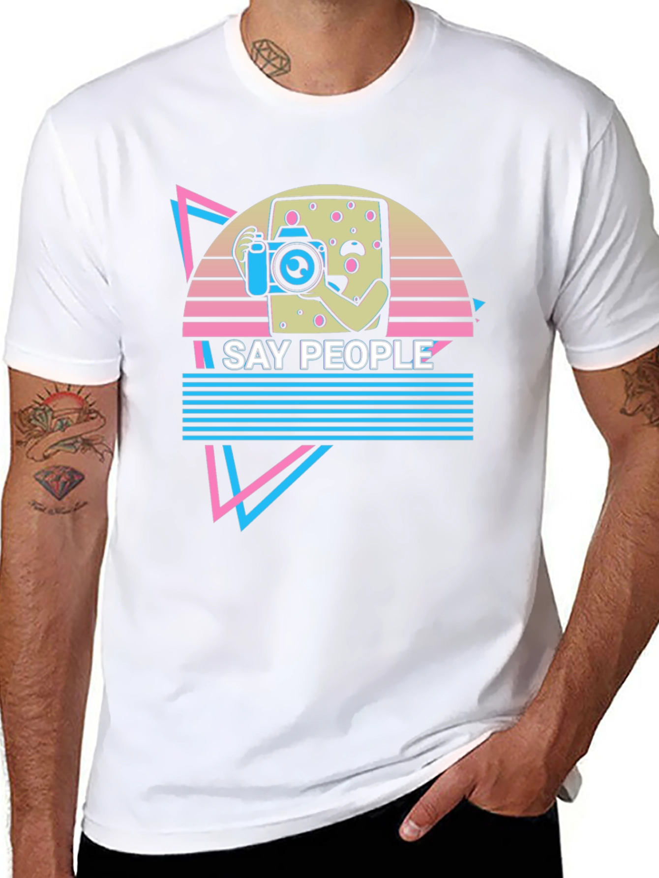 Retro Graphic T-Shirt - Say People Photography