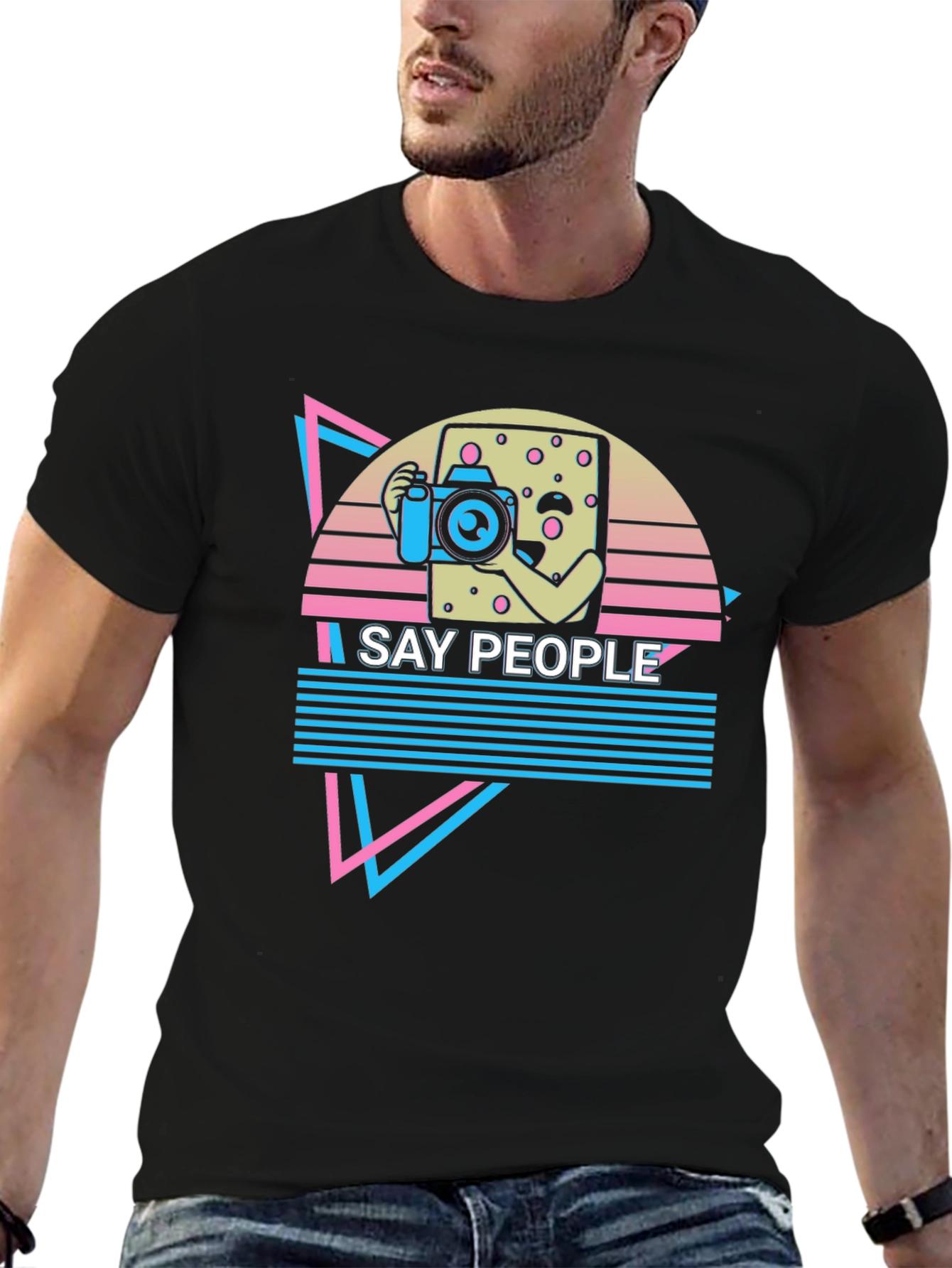 Retro Graphic T-Shirt - Say People Photography