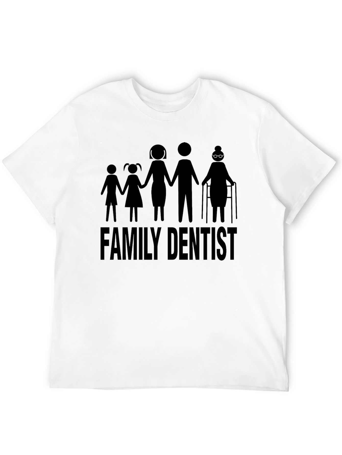 Family Dentist Graphic Tee - Black Unisex Shirt