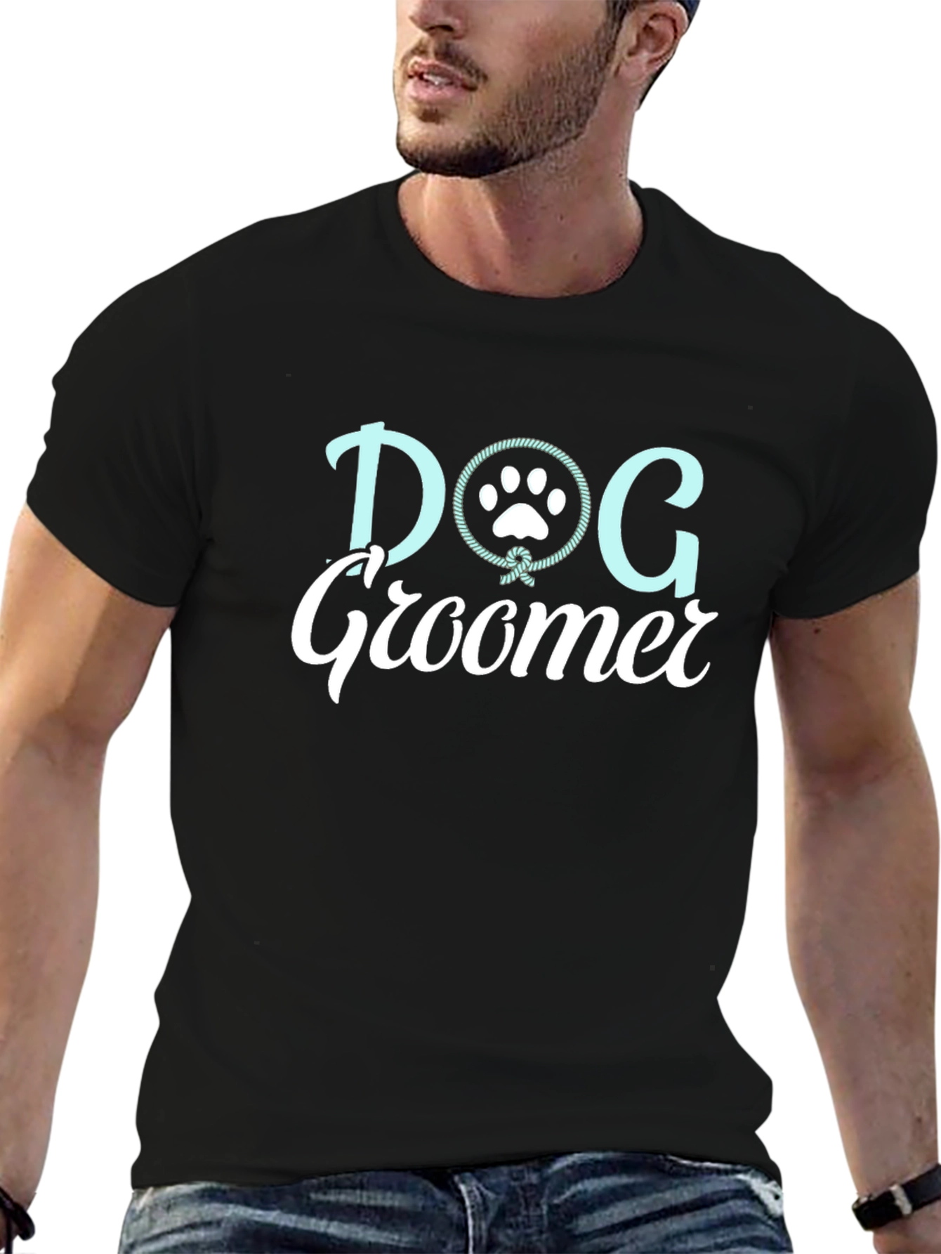 Dog Groomer T-Shirt - Unisex Black Tee