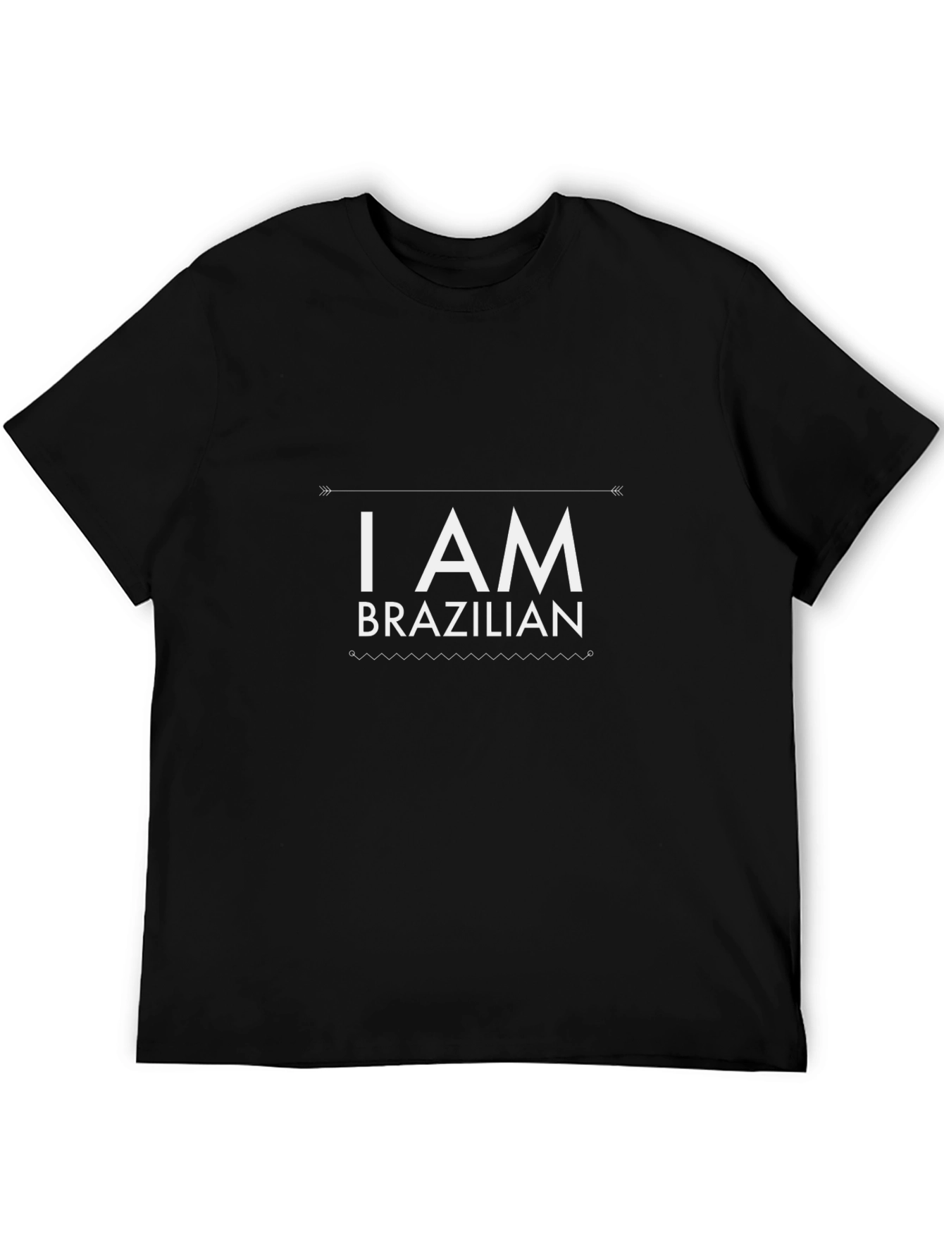 I AM BRAZILIAN Graphic T-Shirt - Black
