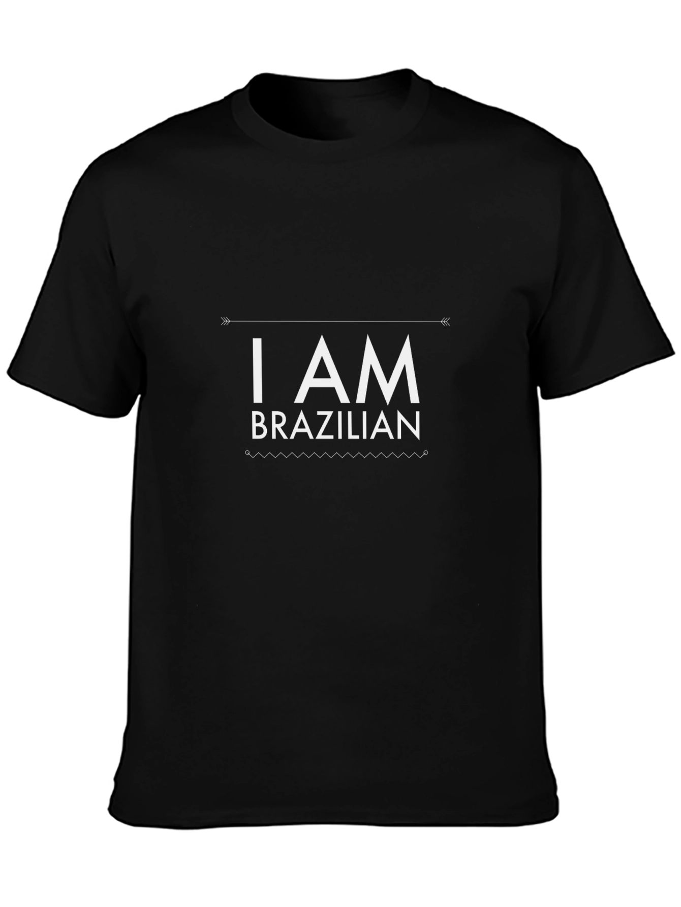 I AM BRAZILIAN Graphic T-Shirt - Black