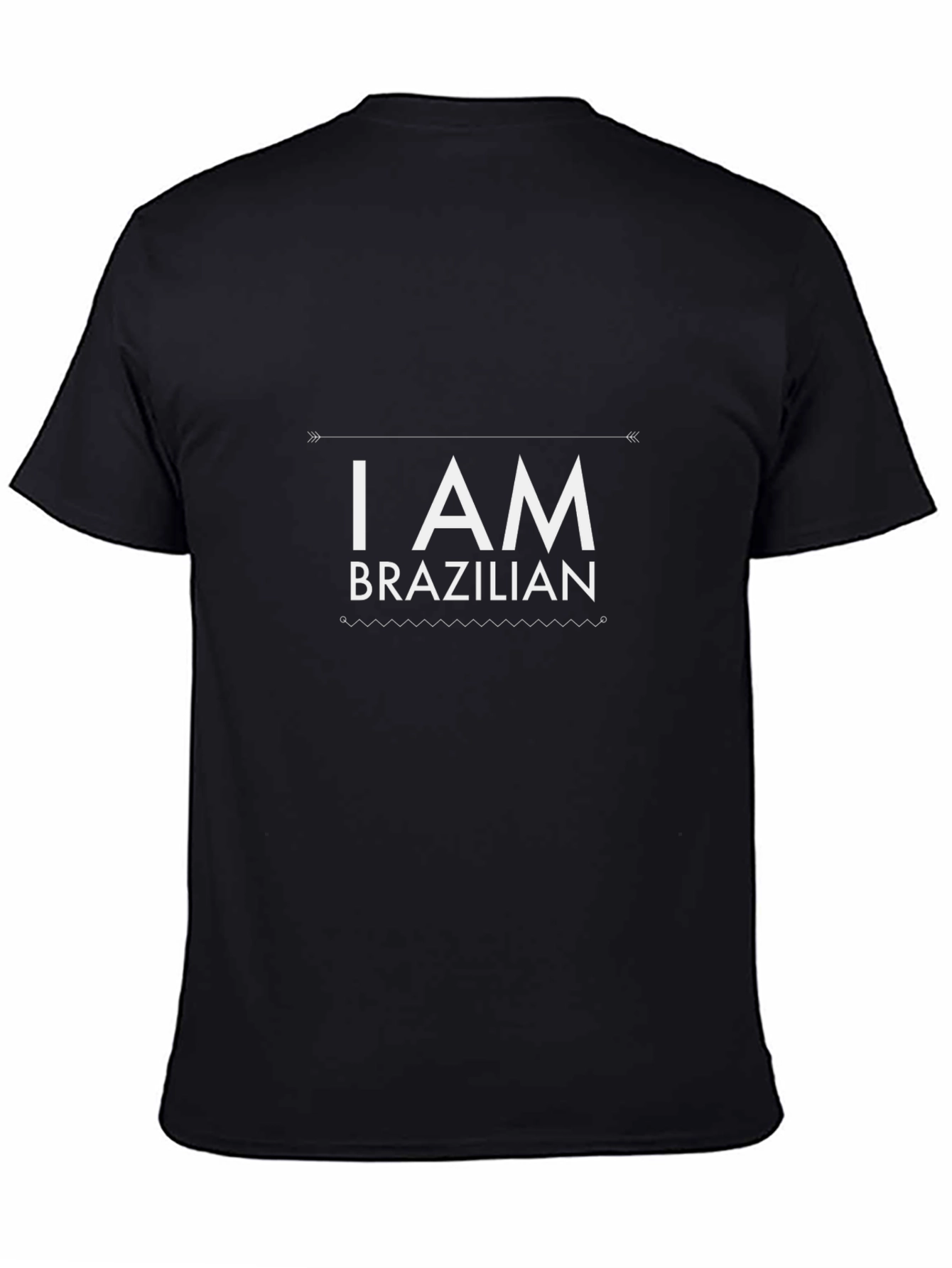 I AM BRAZILIAN Graphic T-Shirt - Black