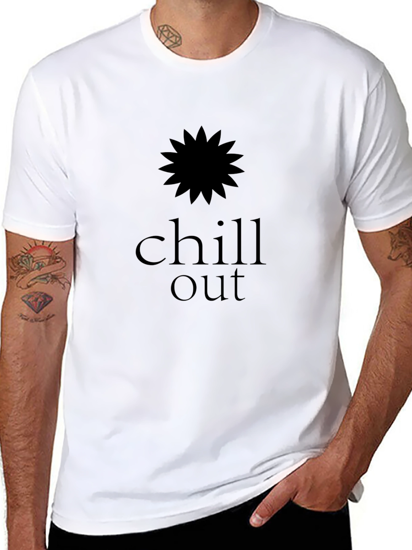 Chill Out Graphic Tee - Relaxed Comfort