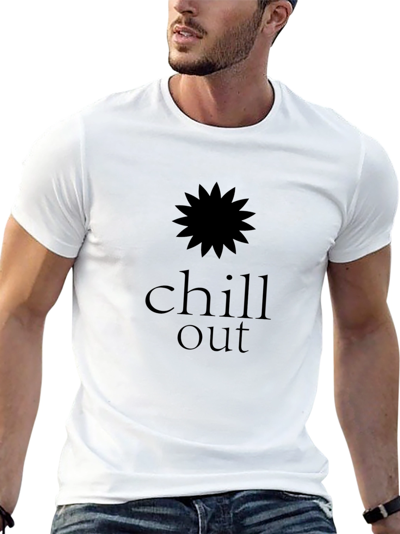 Chill Out Graphic Tee - Relaxed Comfort