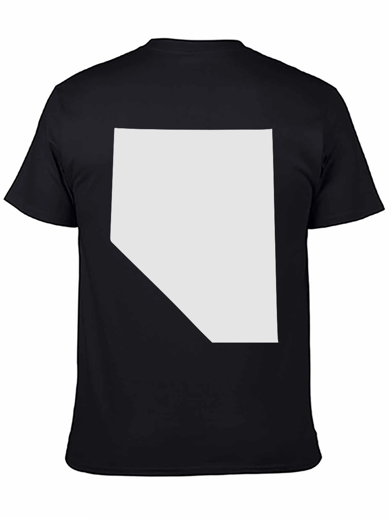 Nevada State Outline Graphic T-Shirt - Classic Crew Neck