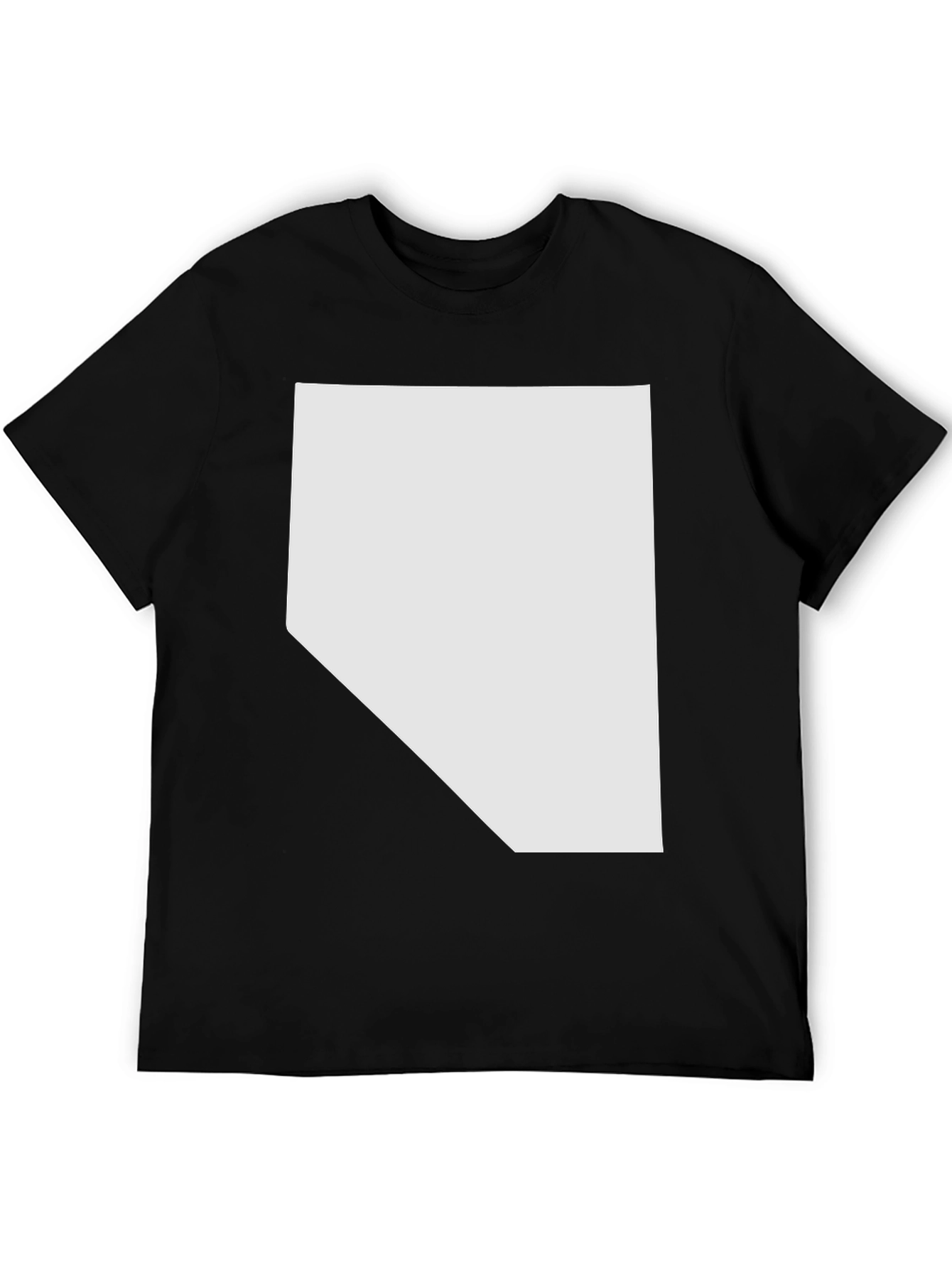 Nevada State Outline Graphic T-Shirt - Classic Crew Neck
