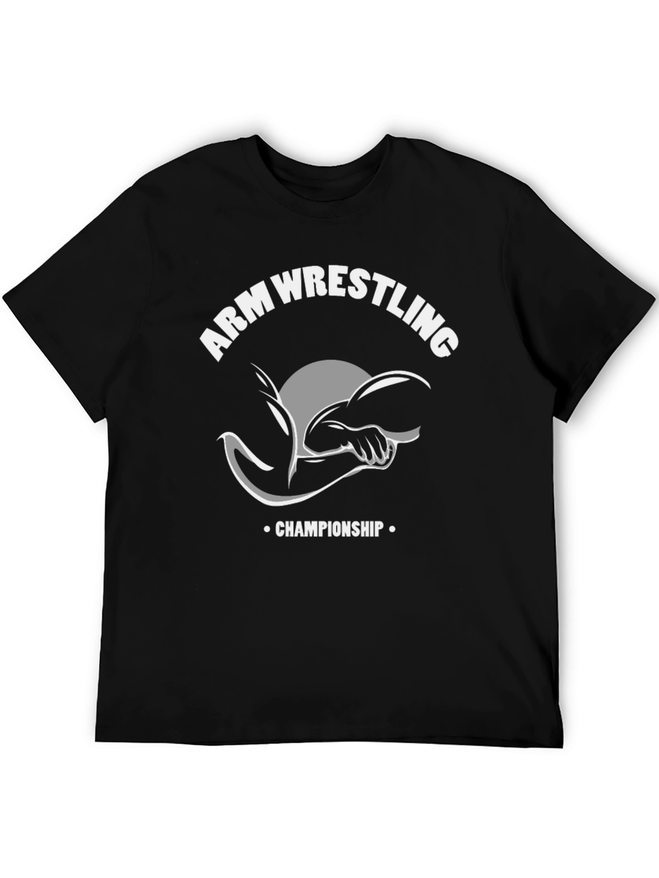 Arm Wrestling Championship Black T-Shirt