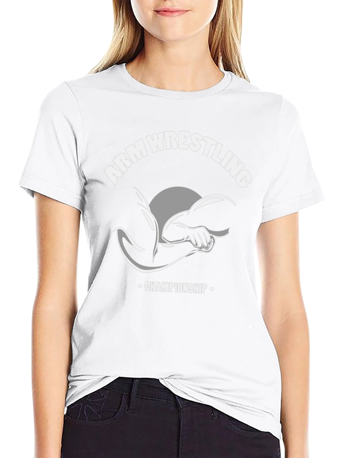 Arm Wrestling Championship Black T-Shirt