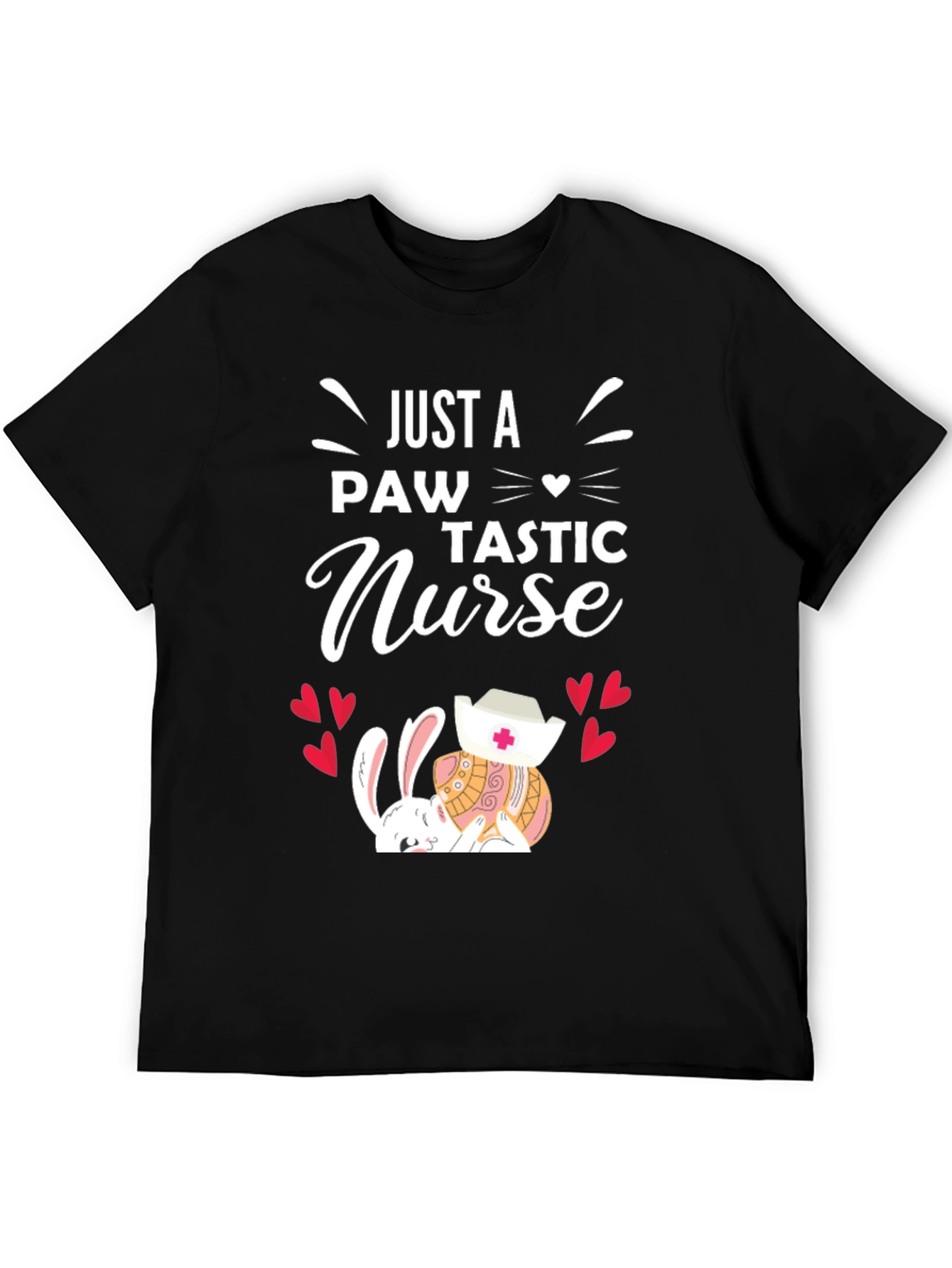 Paw-tastic Nurse Easter Bunny T-Shirt