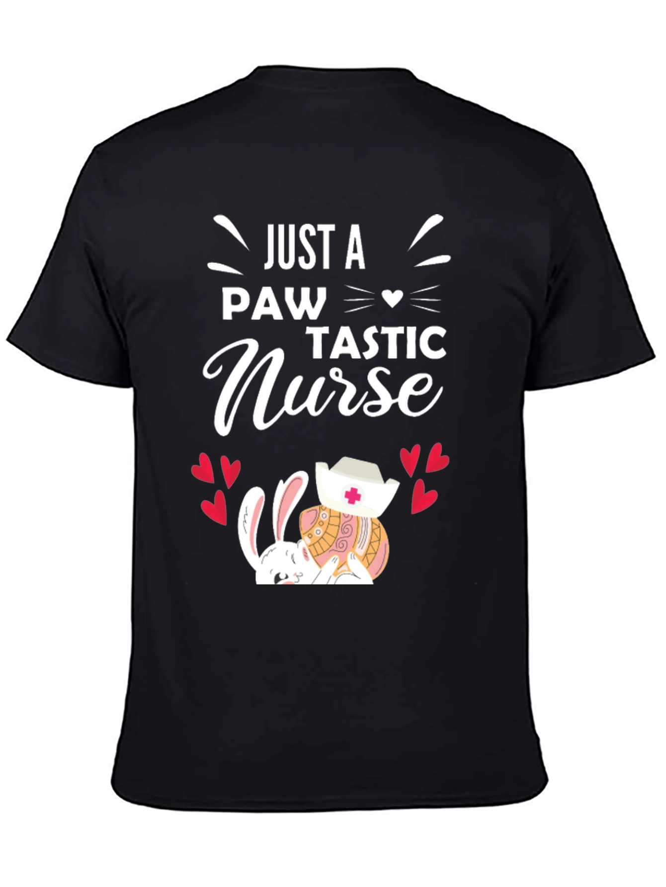 Paw-tastic Nurse Easter Bunny T-Shirt