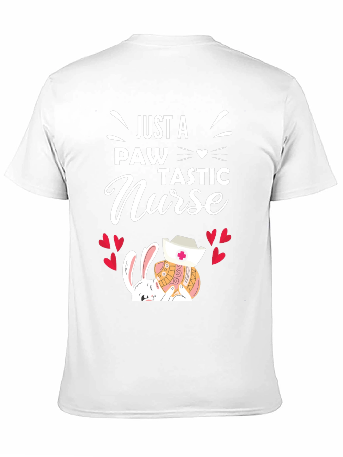 Paw-tastic Nurse Easter Bunny T-Shirt