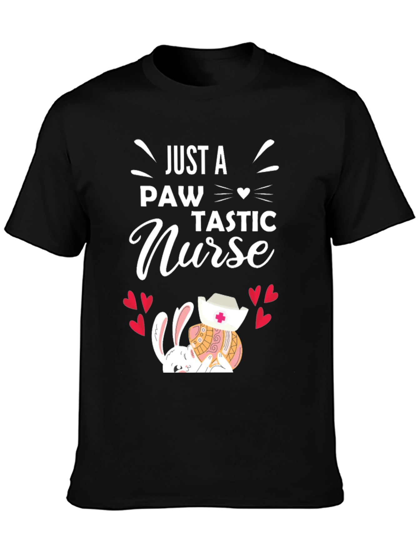 Paw-tastic Nurse Easter Bunny T-Shirt