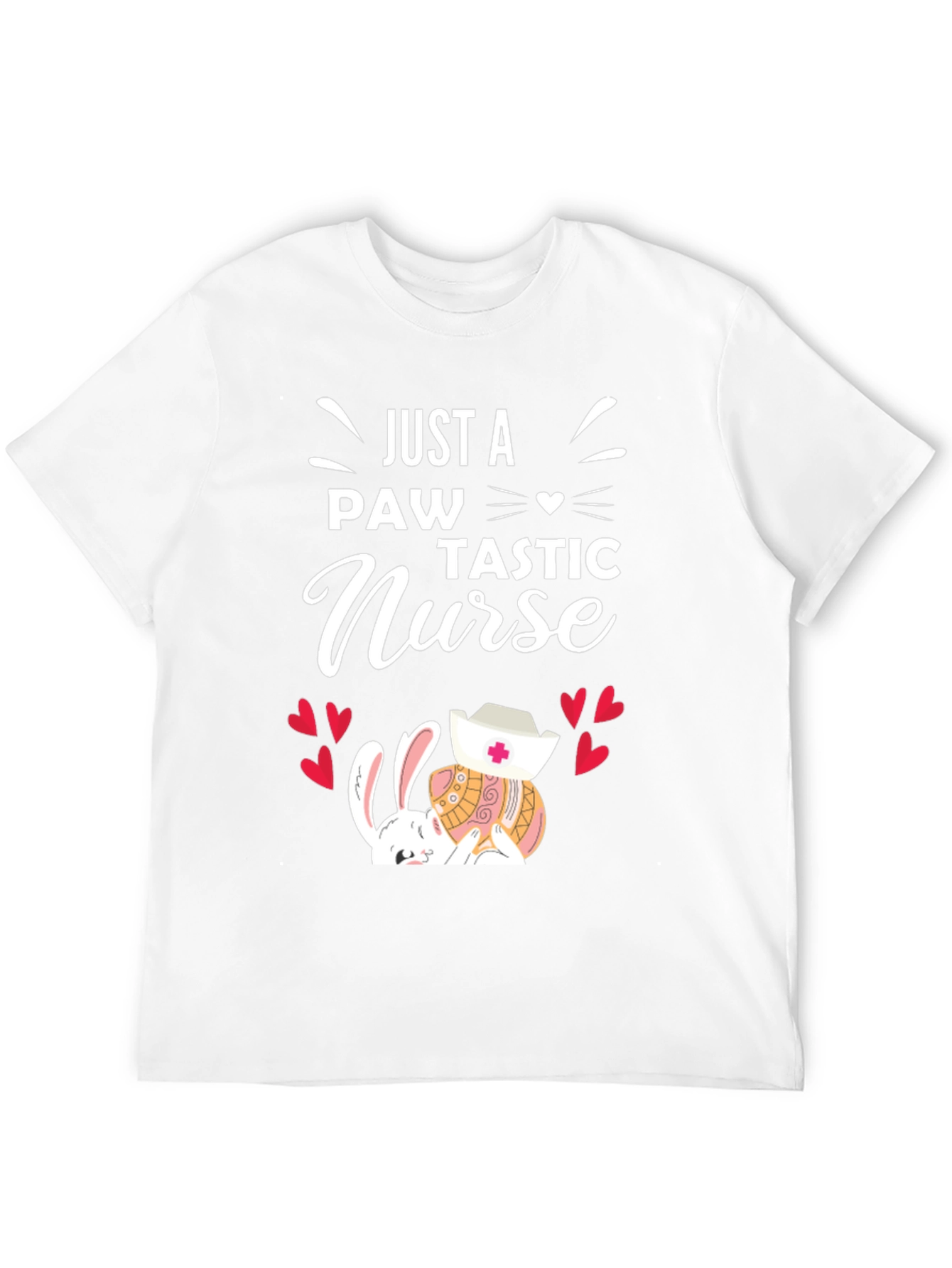 Paw-tastic Nurse Easter Bunny T-Shirt
