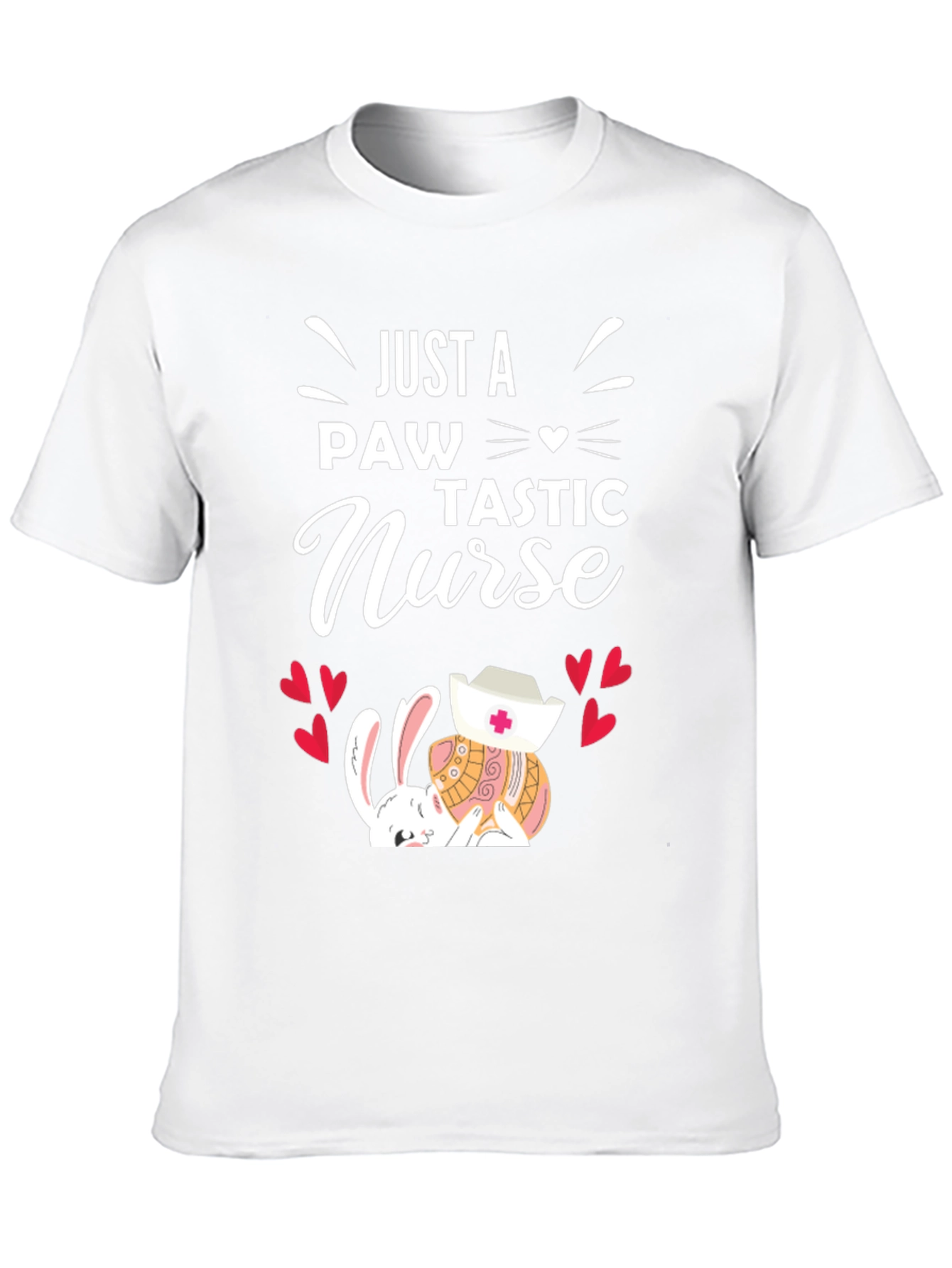 Paw-tastic Nurse Easter Bunny T-Shirt