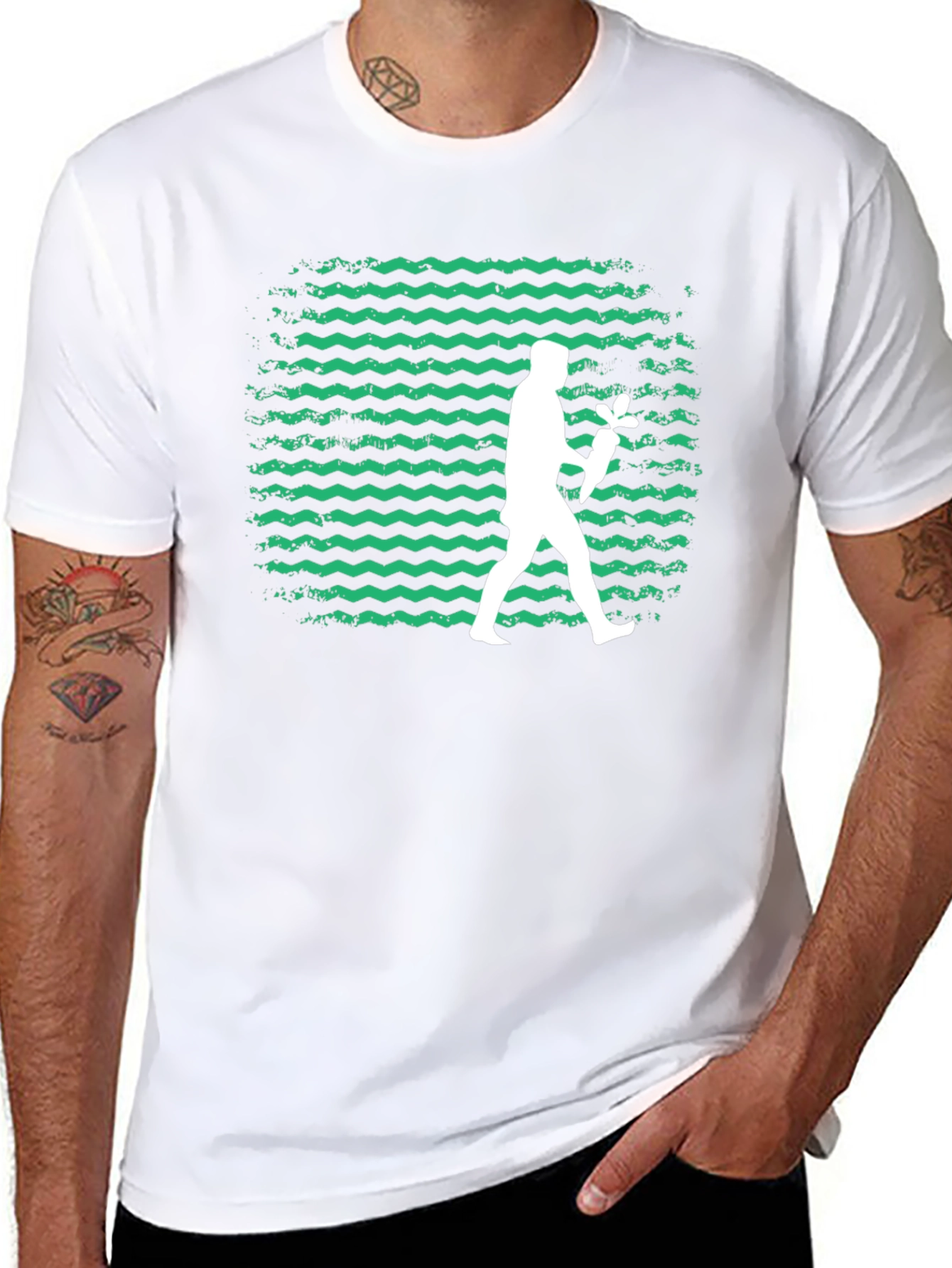 Mans Graphic Tee - Carrot Design