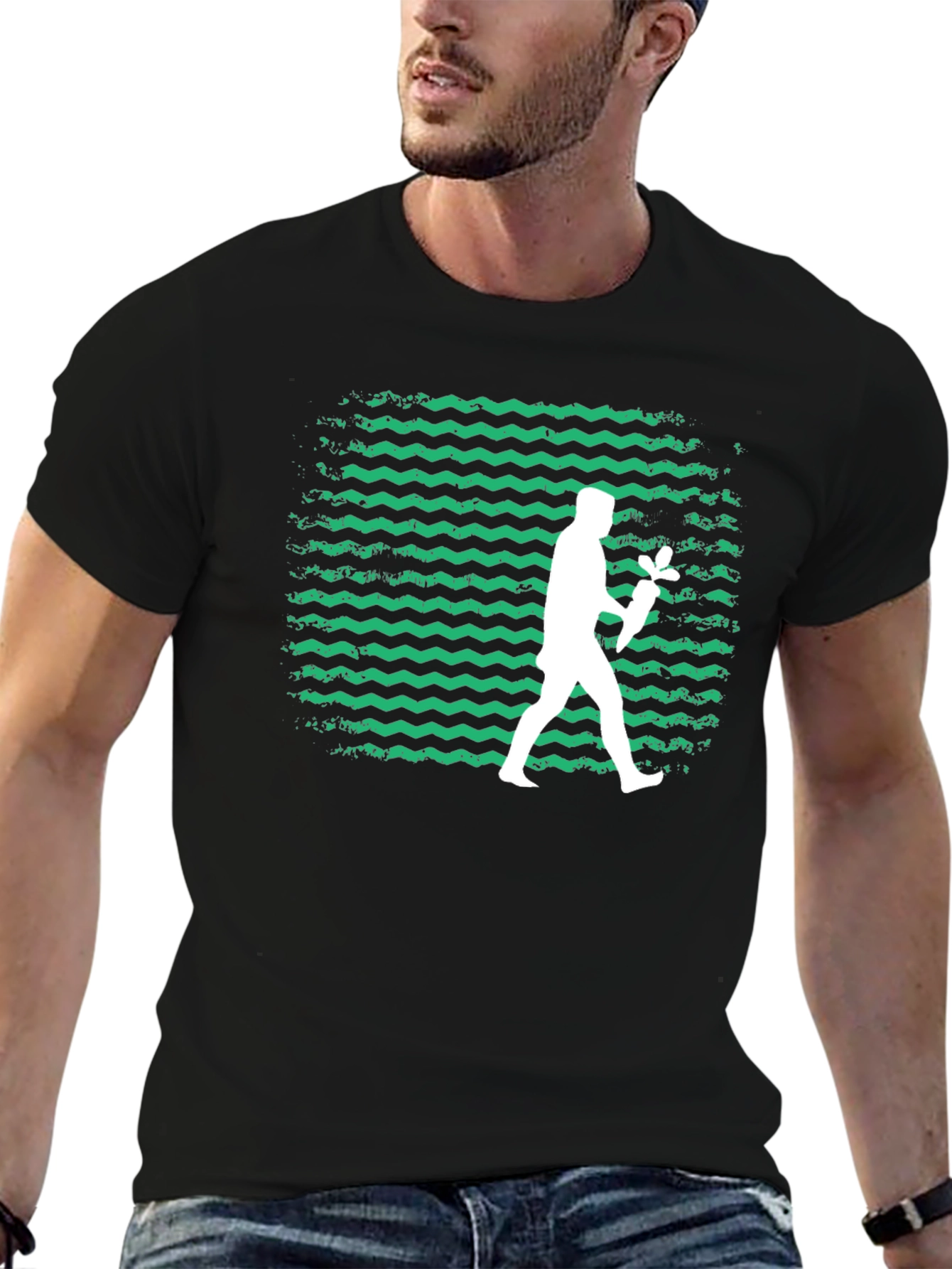 Mans Graphic Tee - Carrot Design