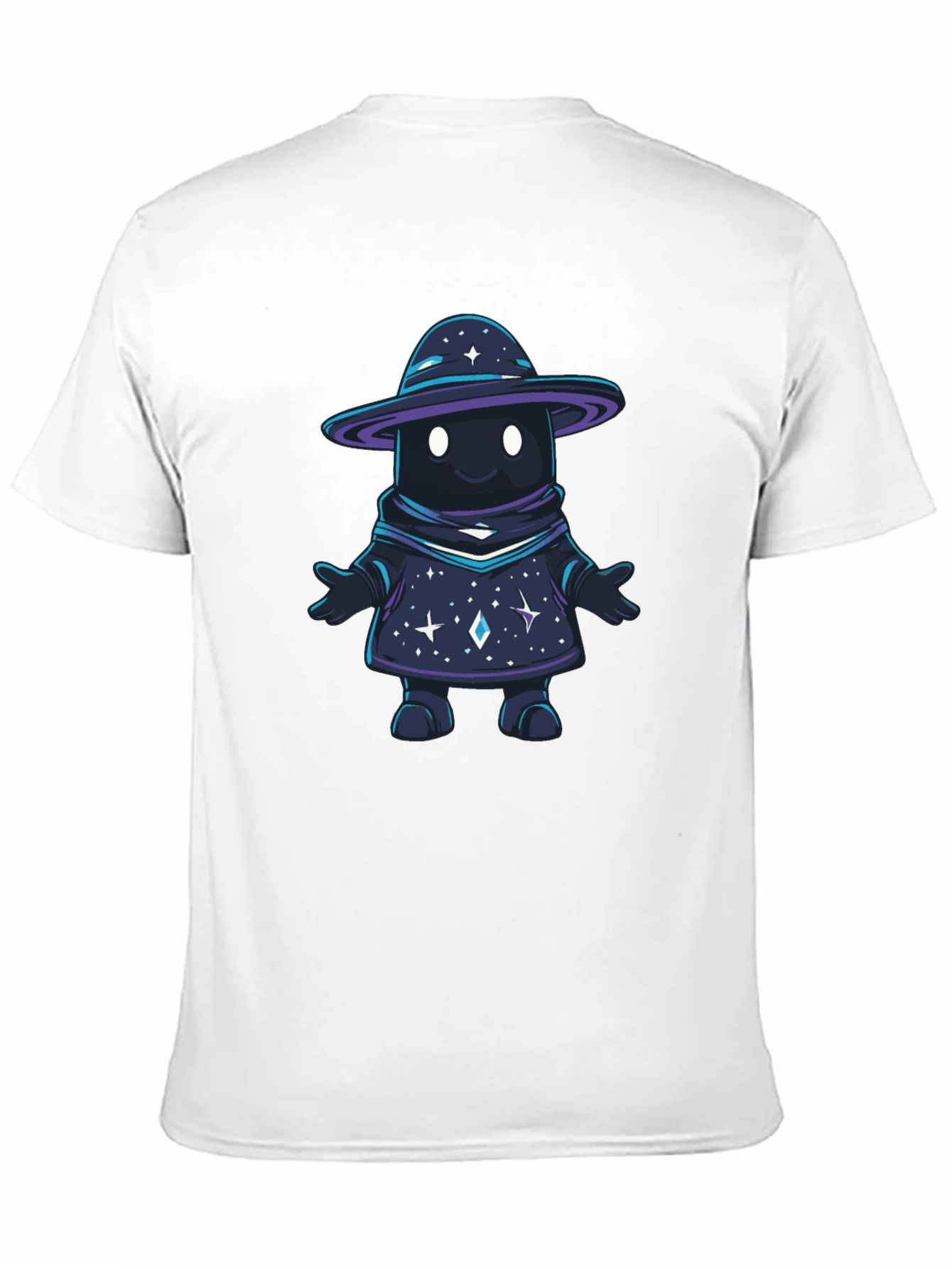 Galaxy Wizard Graphic T-Shirt - Unisex Black Tee