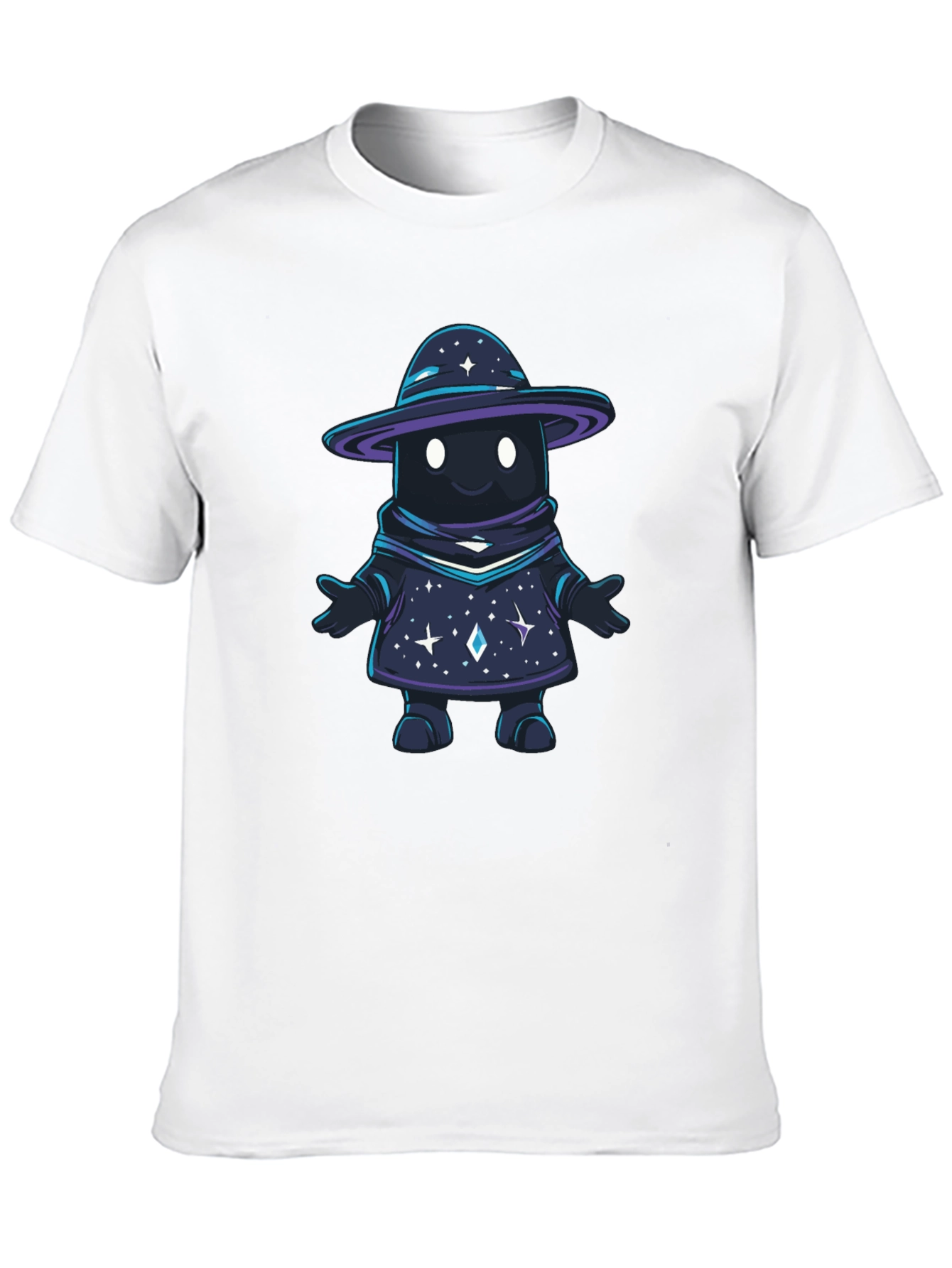 Galaxy Wizard Graphic T-Shirt - Unisex Black Tee