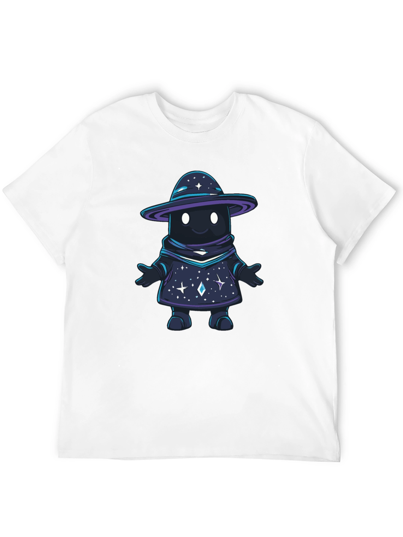 Galaxy Wizard Graphic T-Shirt - Unisex Black Tee
