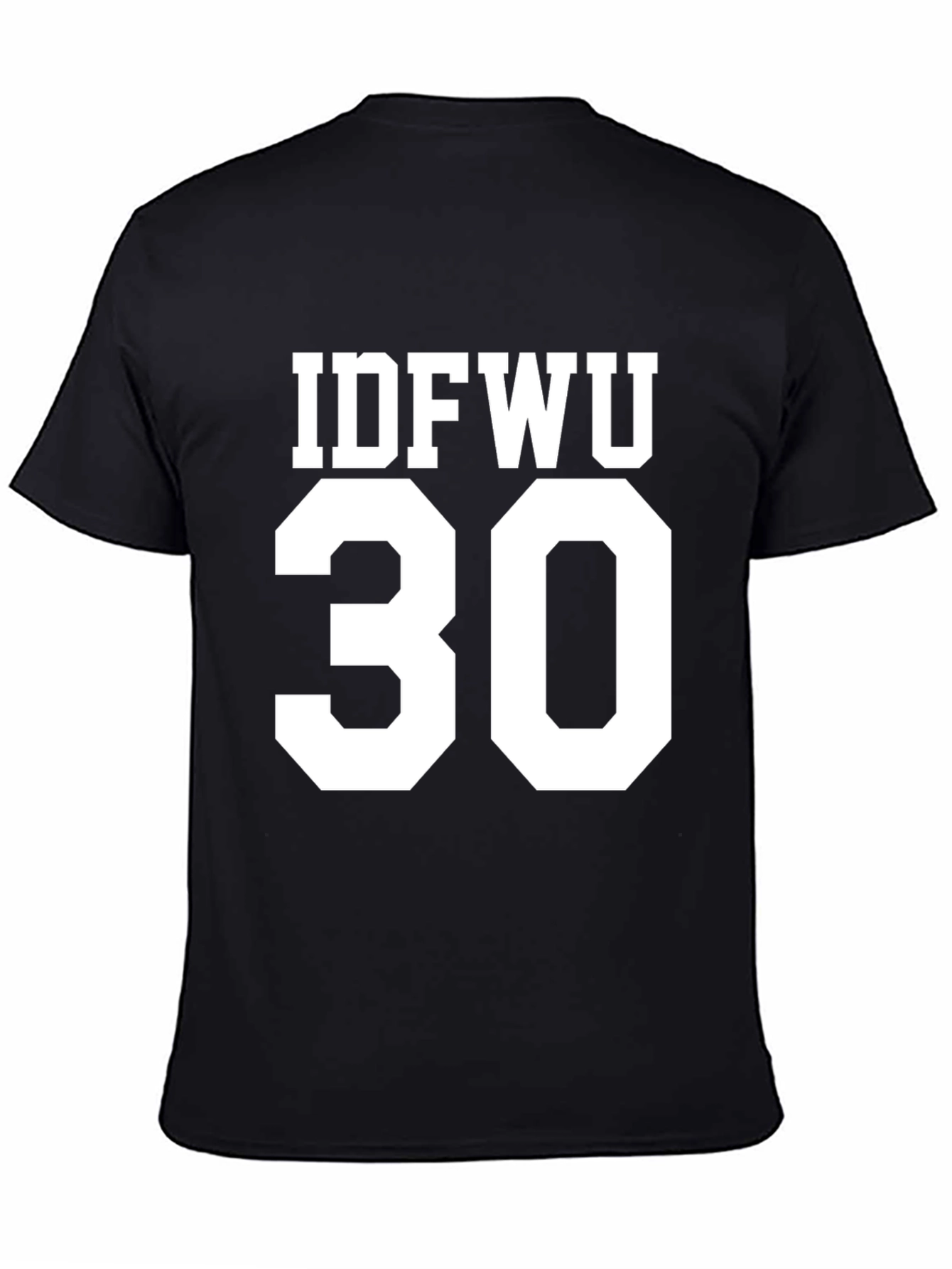 IDFWU 30 Graphic T-Shirt Black