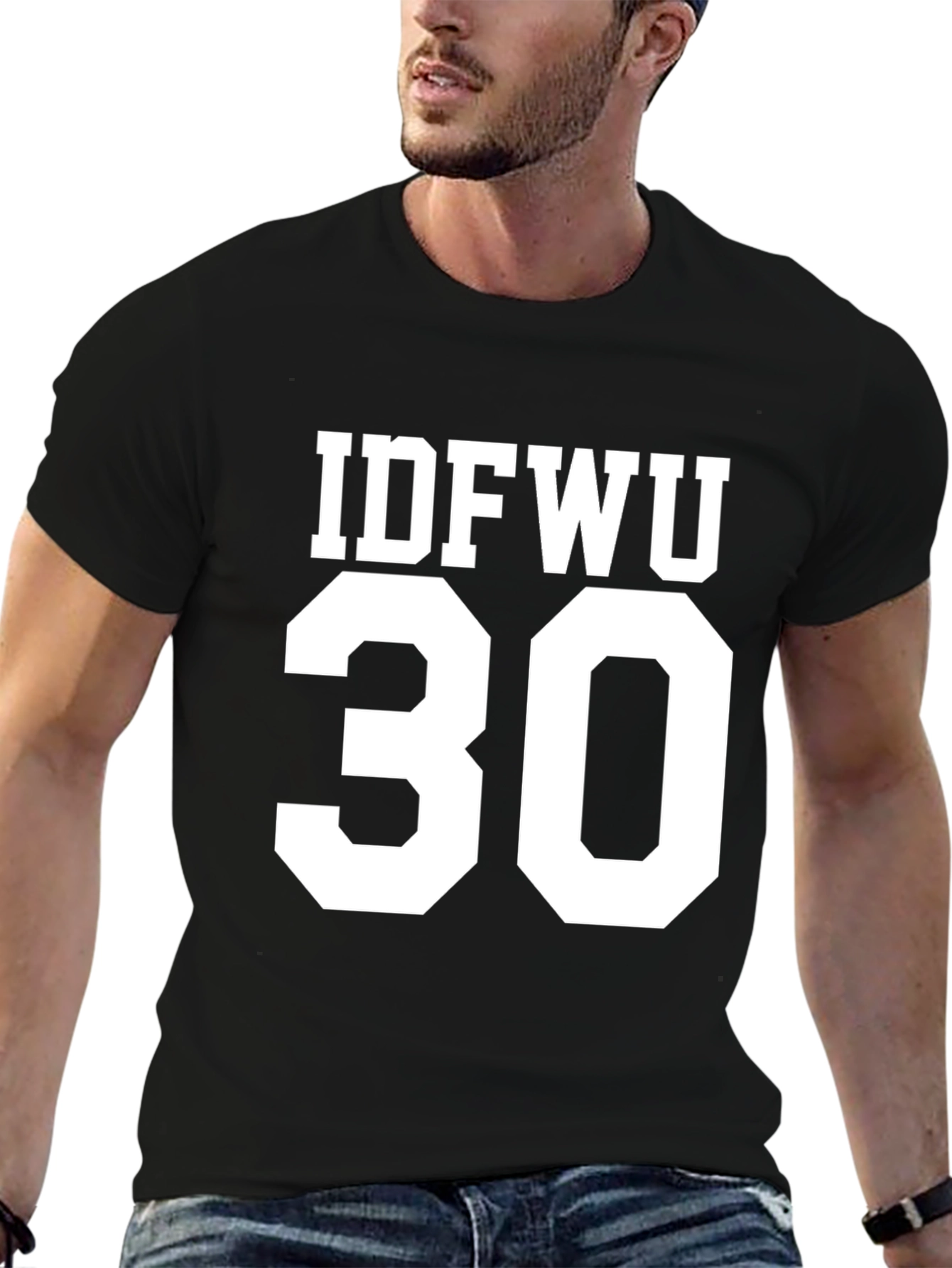 IDFWU 30 Graphic T-Shirt Black