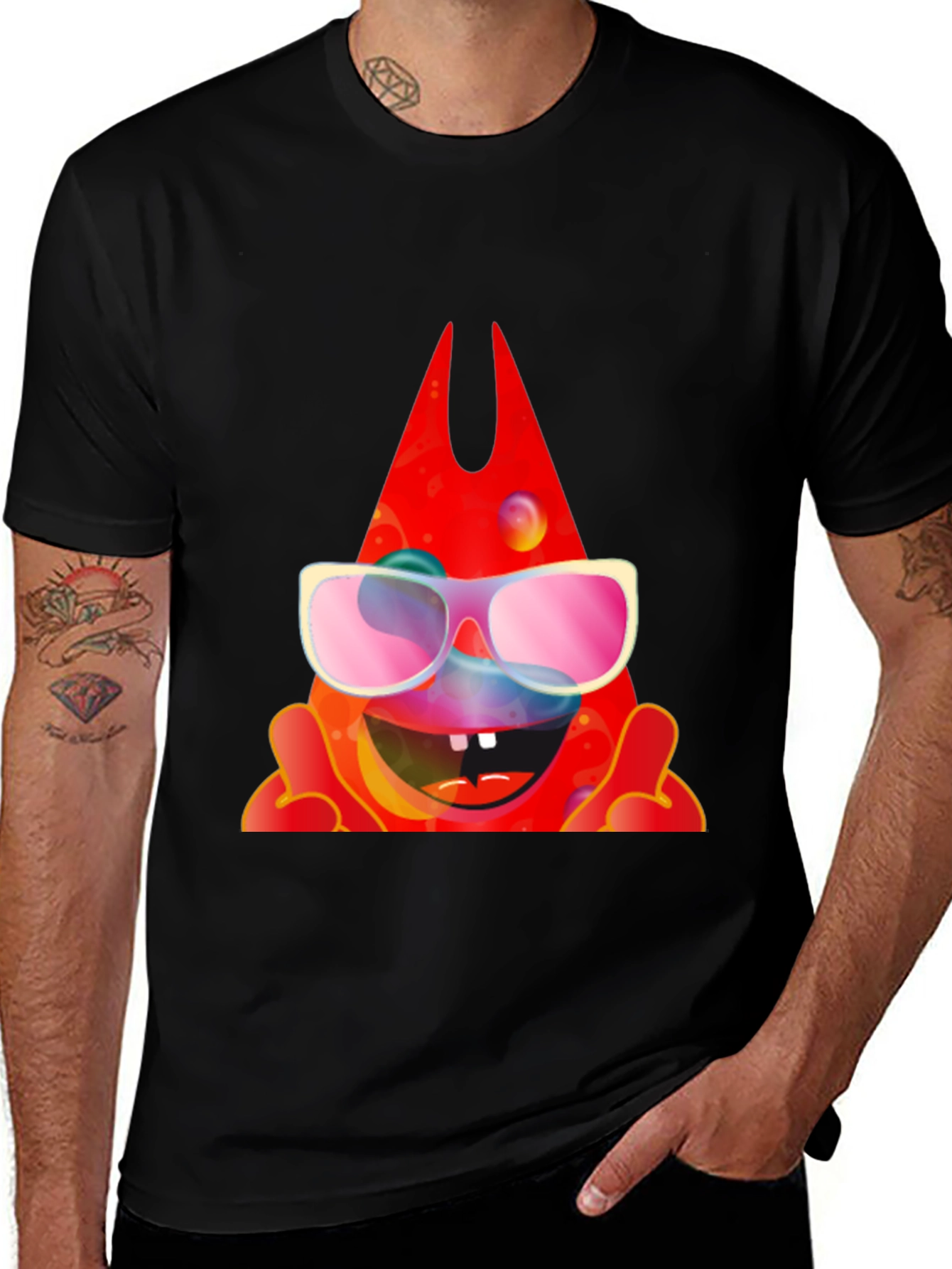 Cool Cartoon Monster Graphic Tee