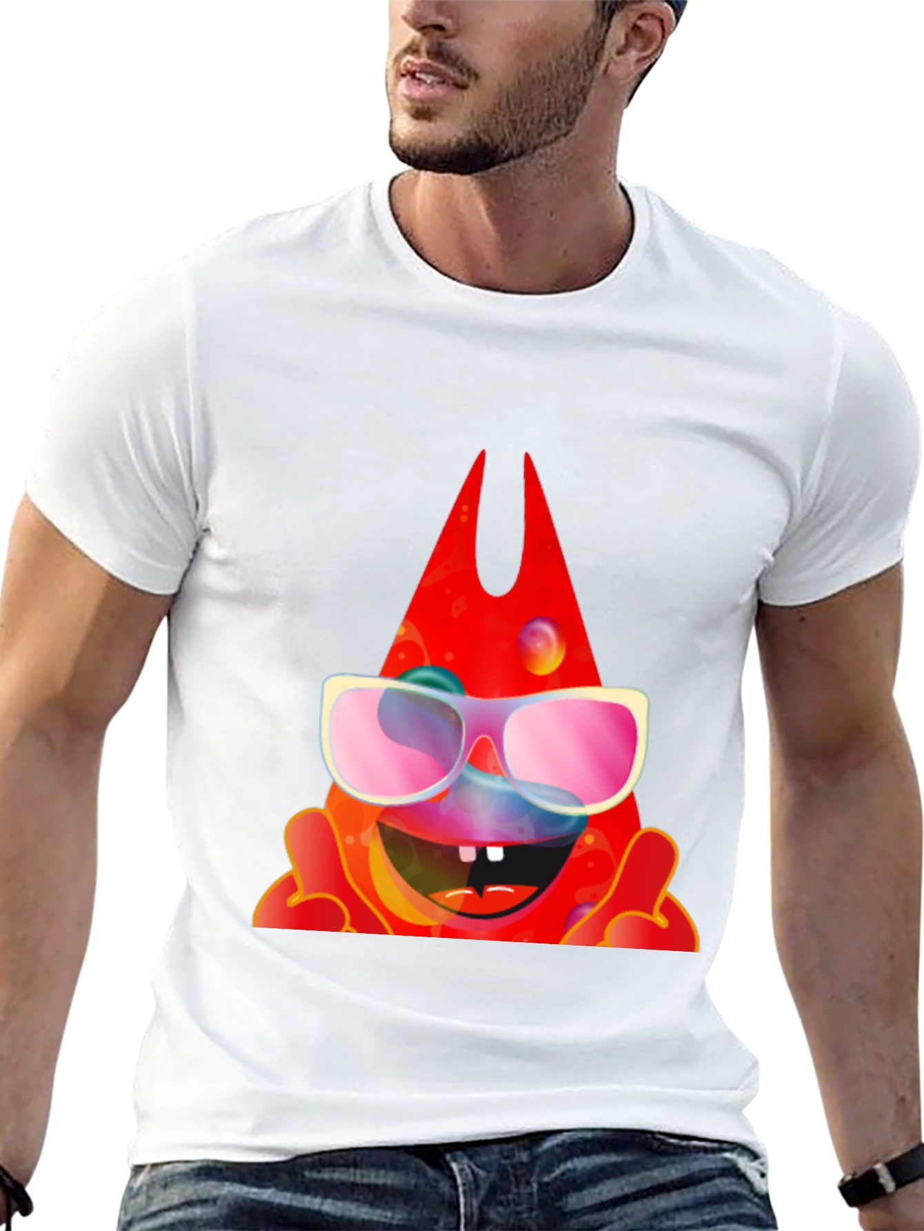 Cool Cartoon Monster Graphic Tee