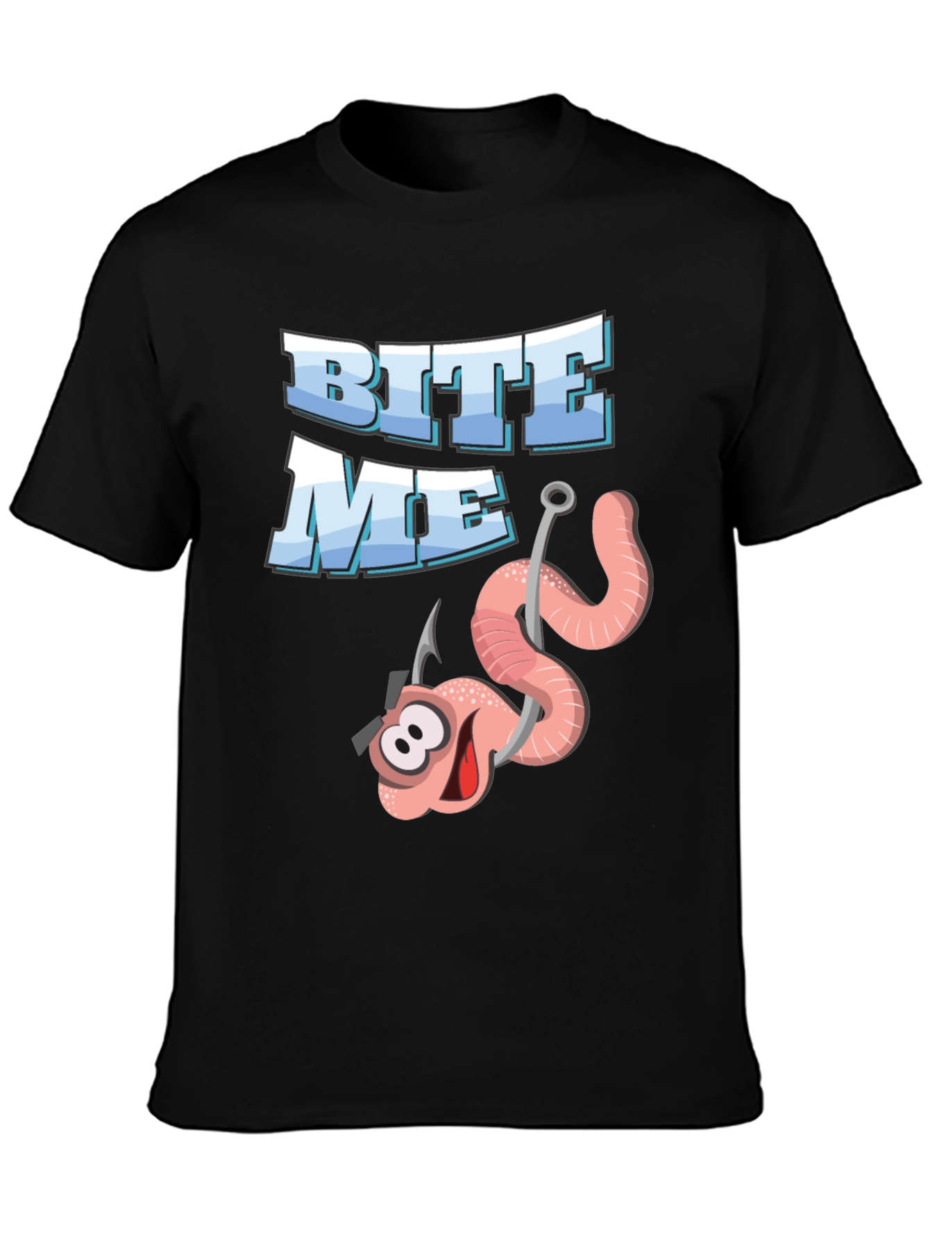 Bite Me Fishing Worm T-Shirt