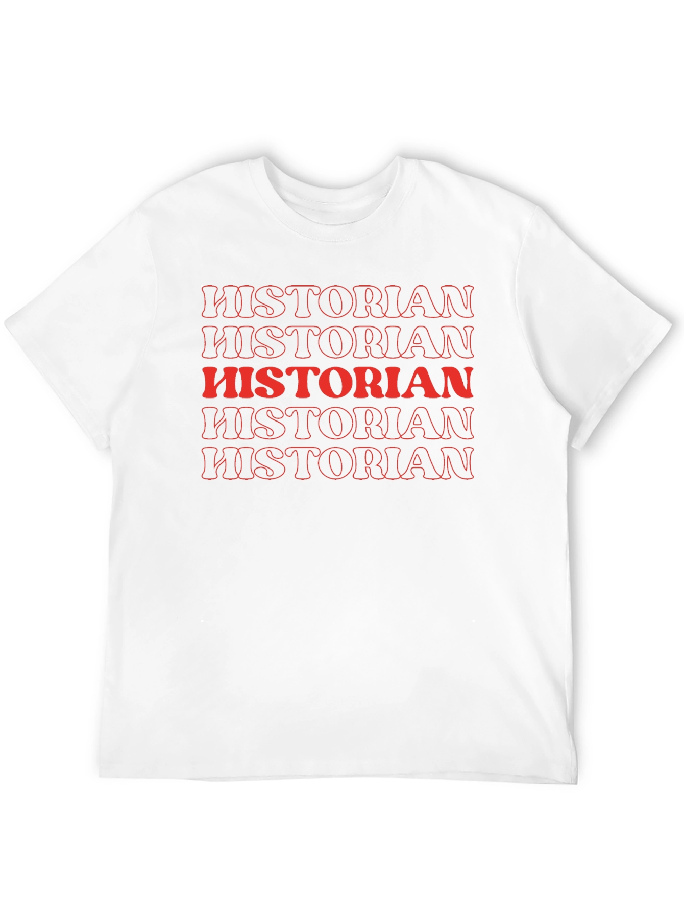 Historian Graphic T-Shirt - Black Crew Neck Tee