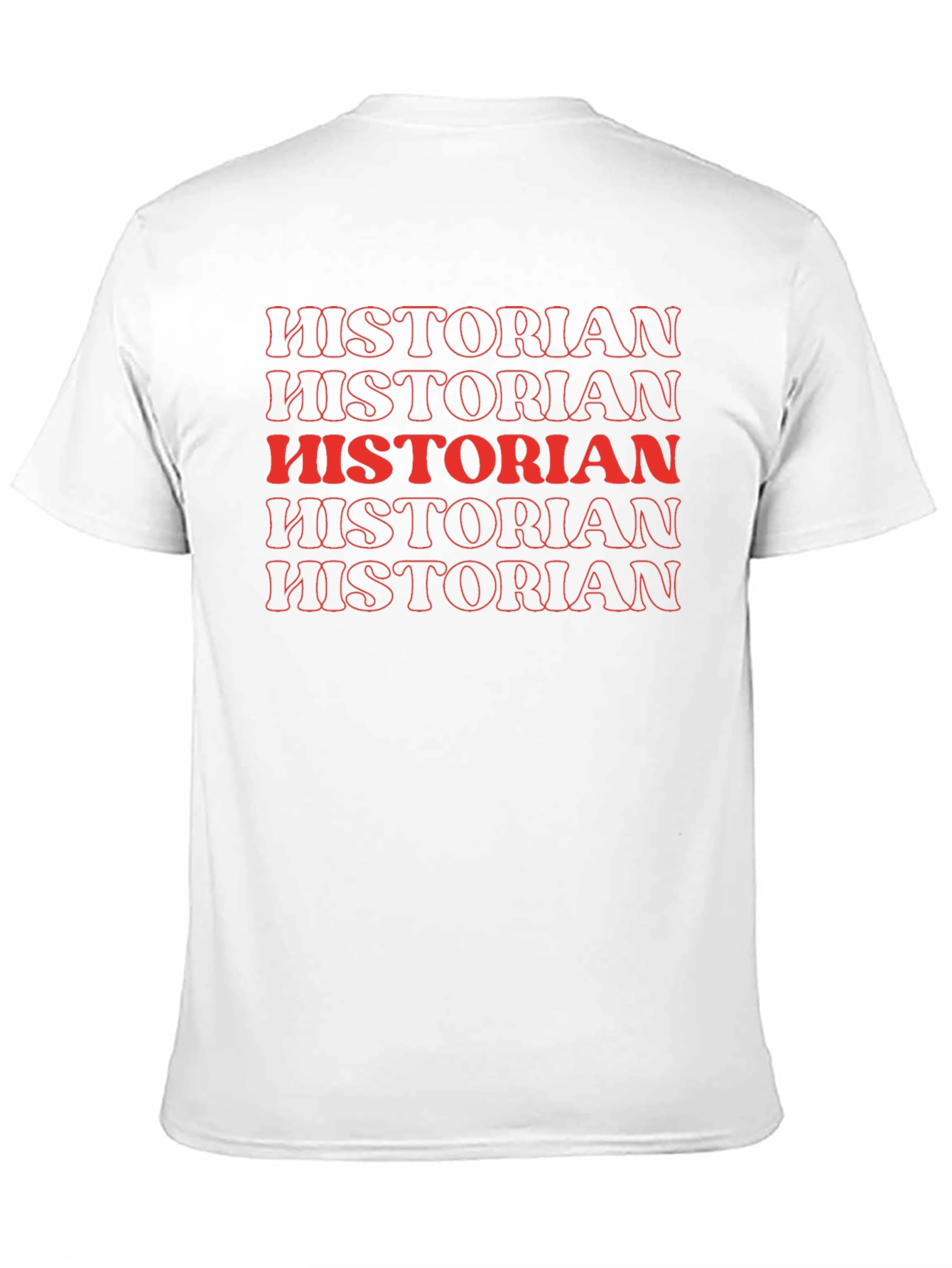 Historian Graphic T-Shirt - Black Crew Neck Tee