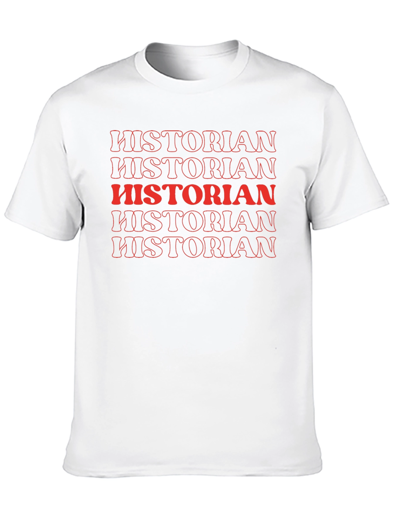 Historian Graphic T-Shirt - Black Crew Neck Tee