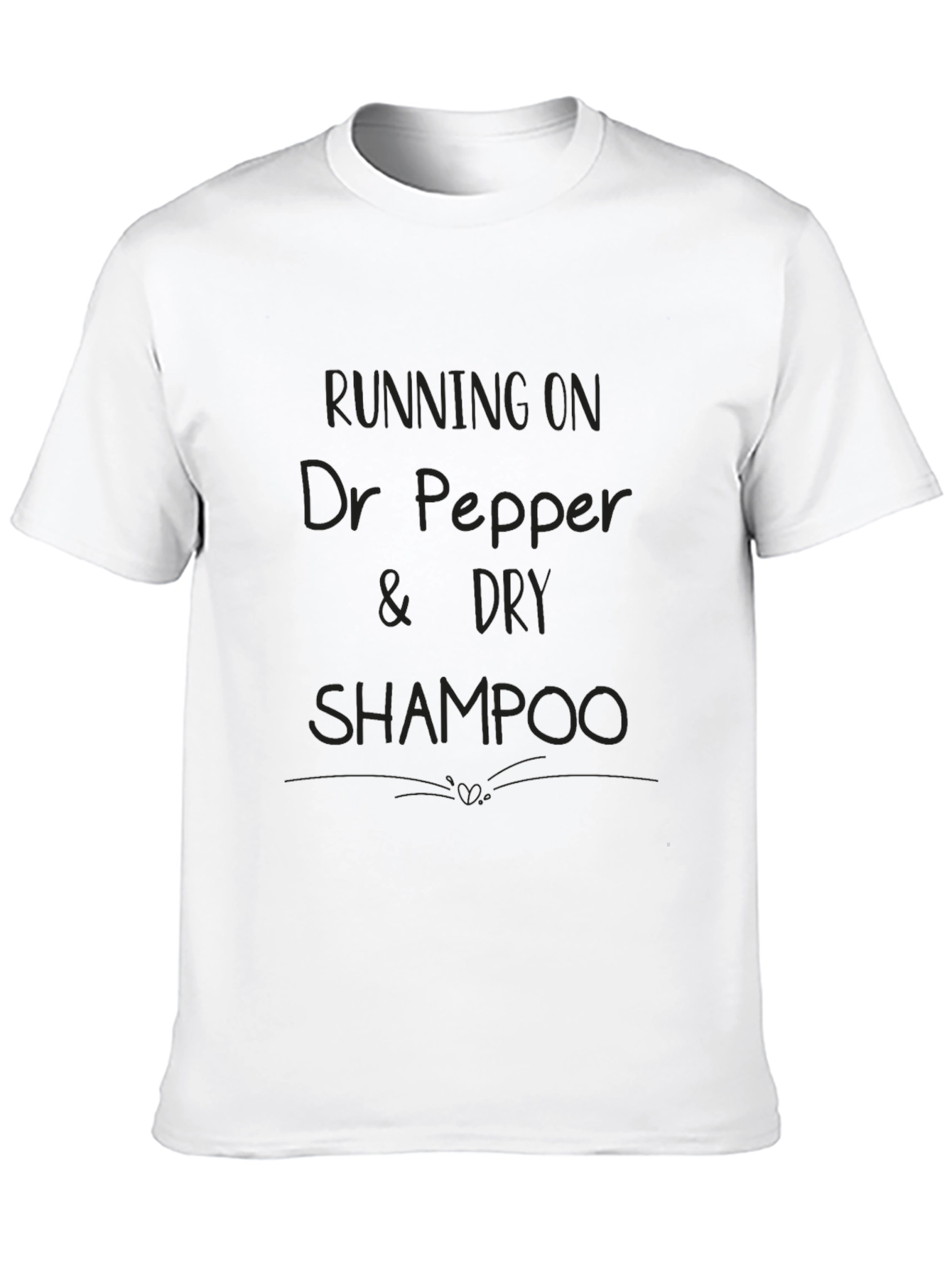Dr Pepper & Dry Shampoo Black T-Shirt