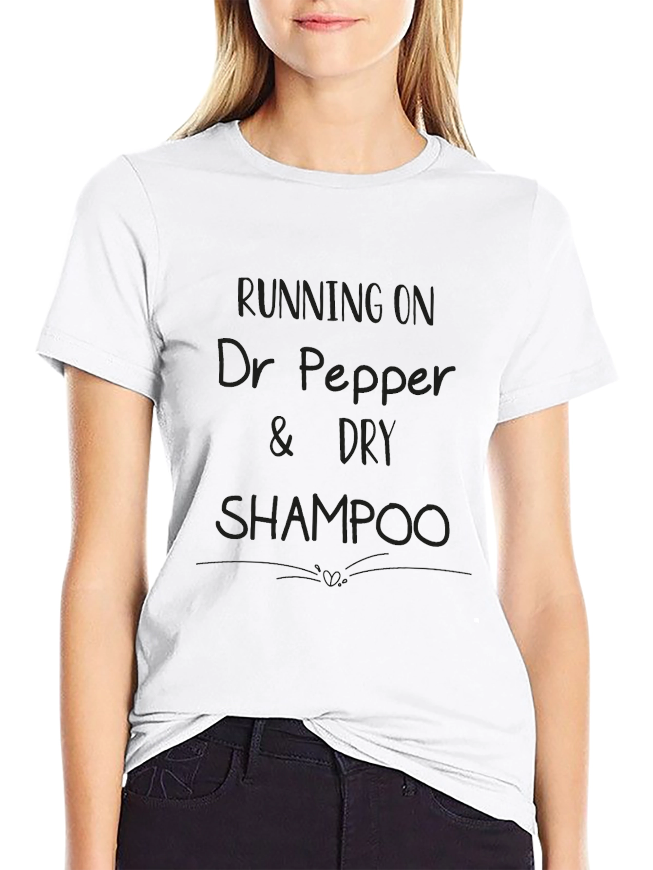 Dr Pepper & Dry Shampoo Black T-Shirt