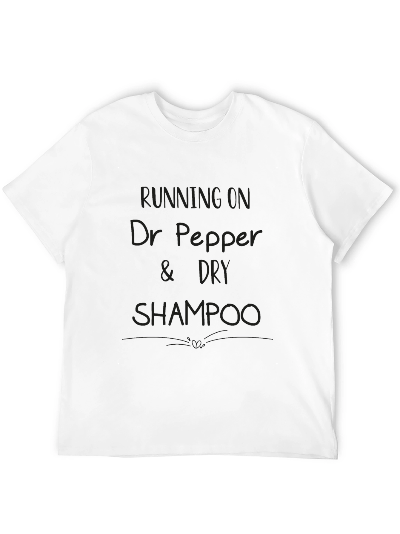 Dr Pepper & Dry Shampoo Black T-Shirt