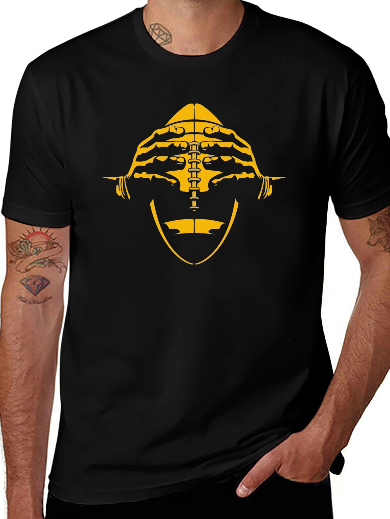 Football Hands T-Shirt - Unique Design
