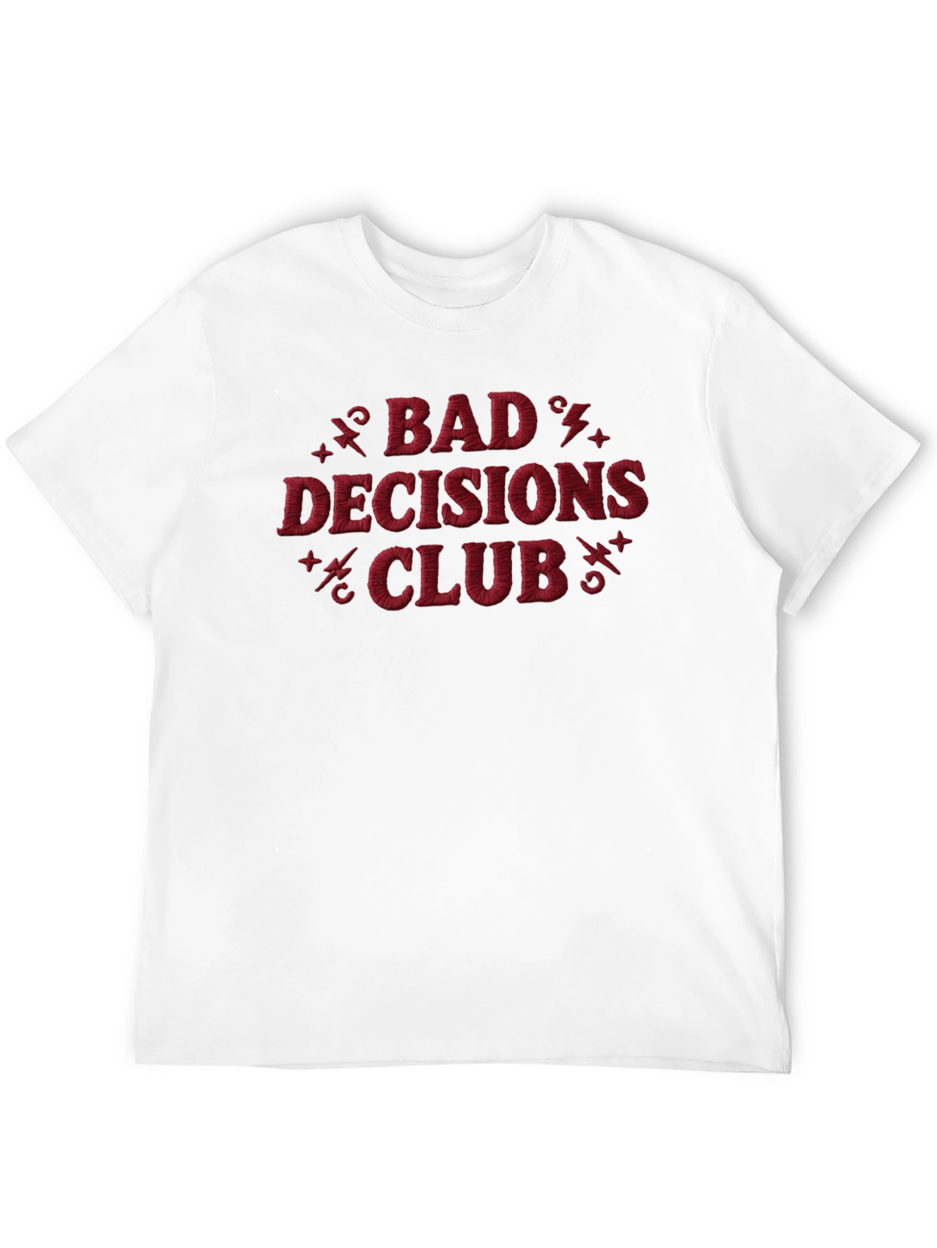 Bad Decisions Club Black Graphic Tee